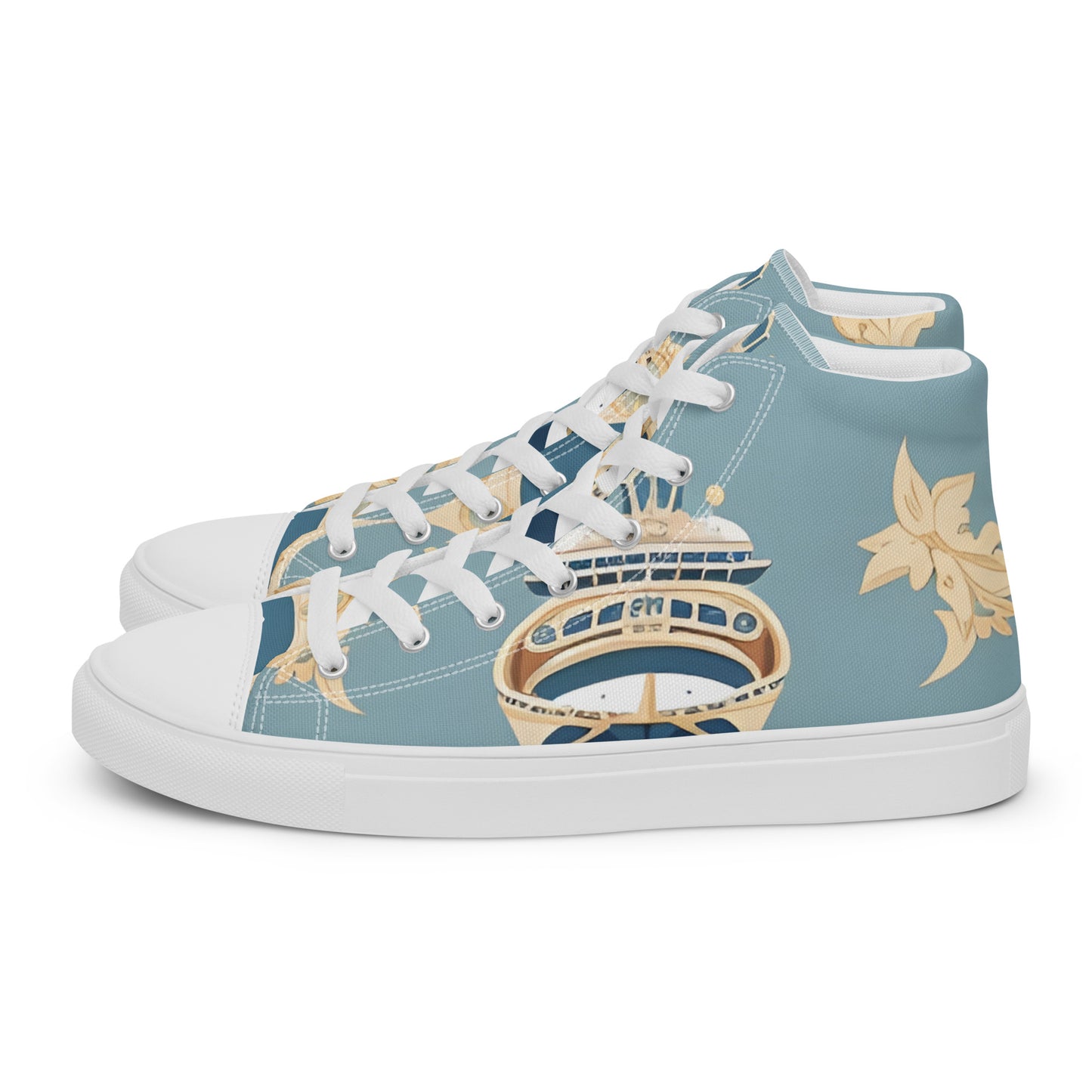 Women’s high top canvas shoes