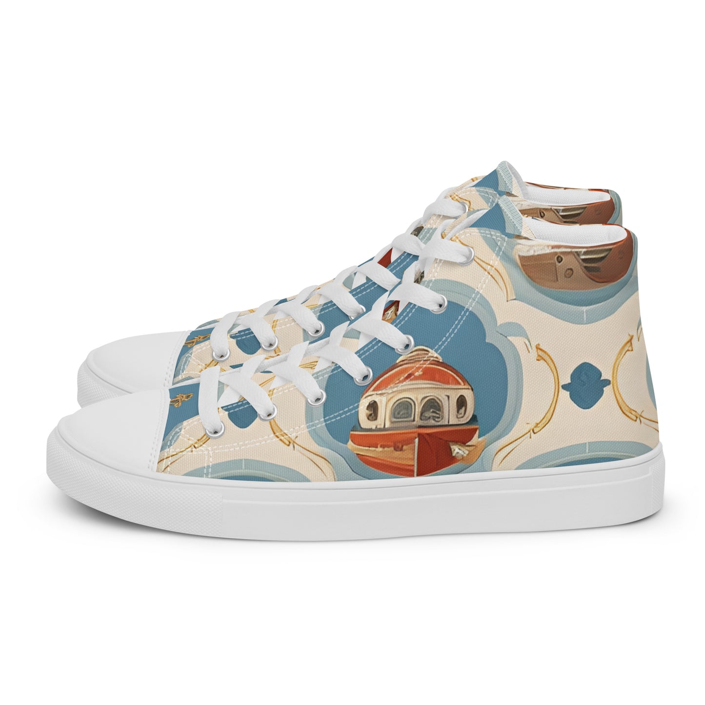 Women’s high top canvas shoes