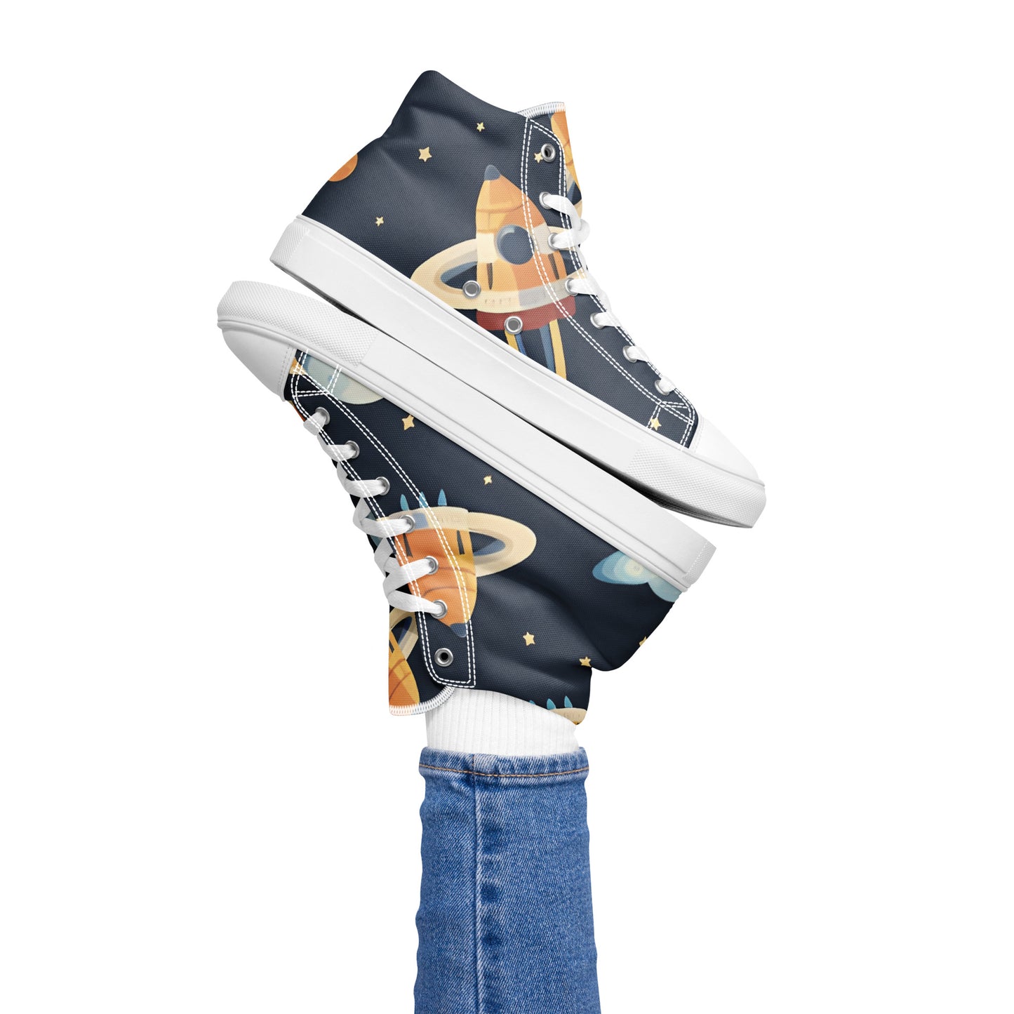 Women’s high top canvas shoes