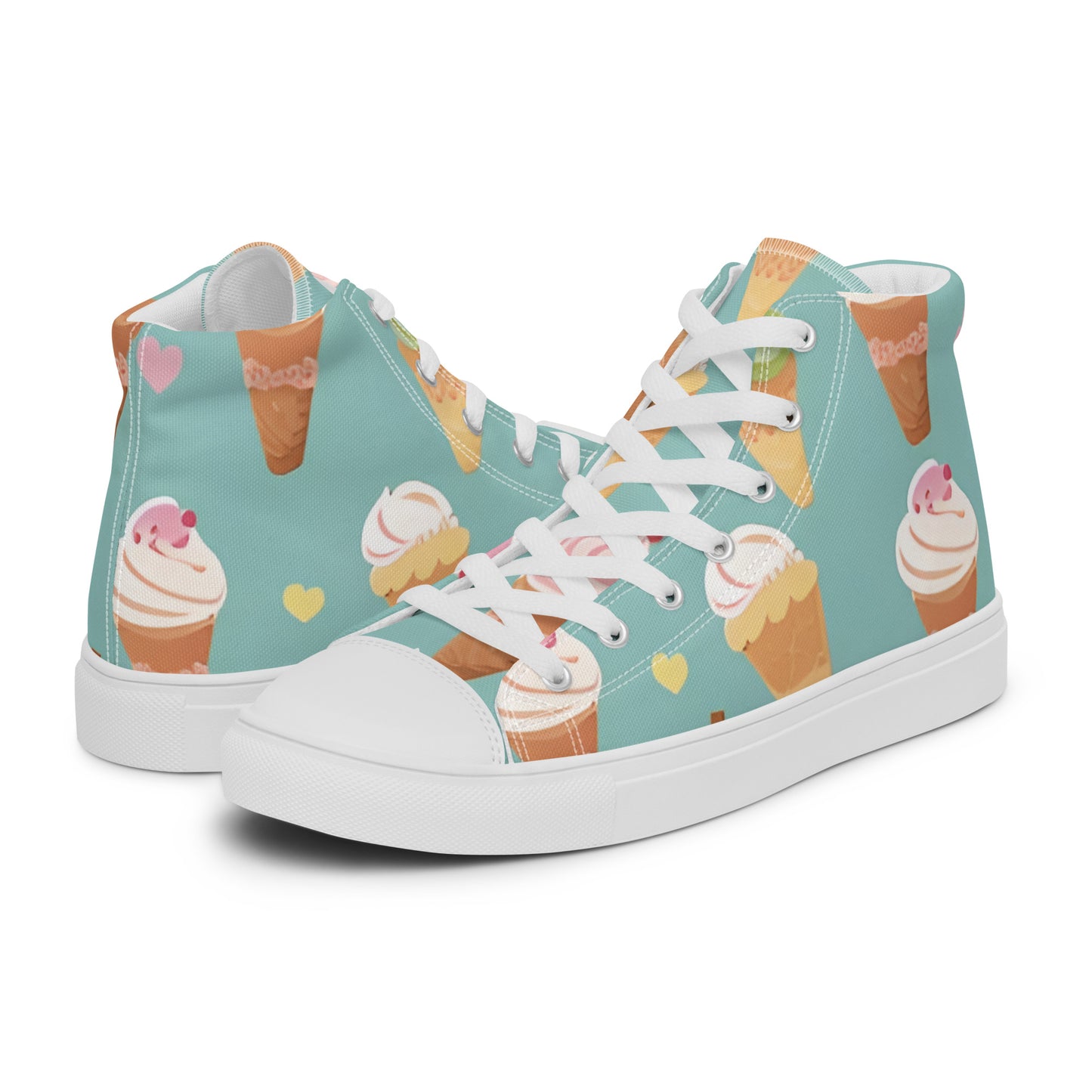 Women’s high top canvas shoes