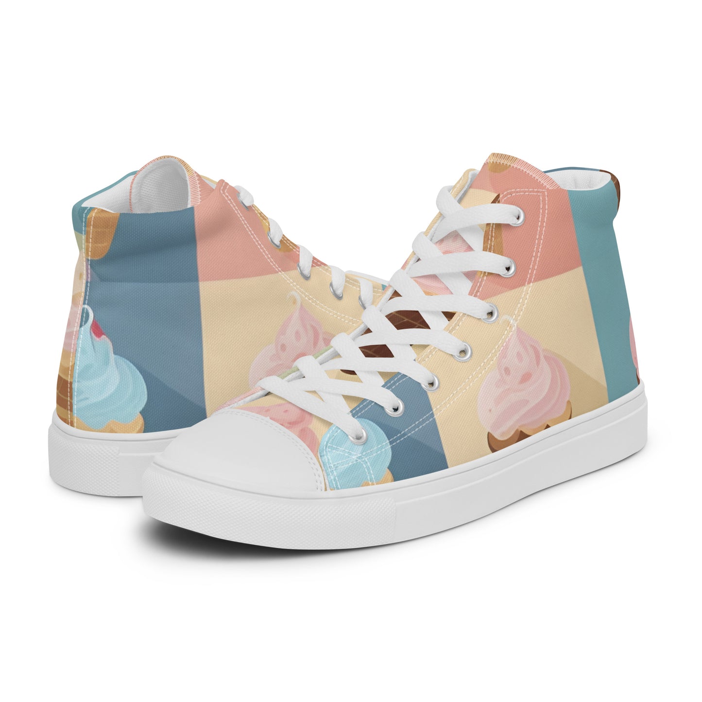 Women’s high top canvas shoes