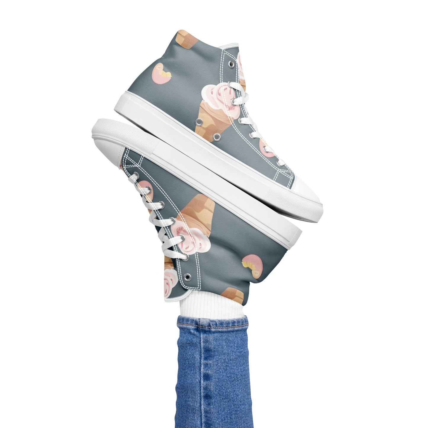 Women’s high top canvas shoes