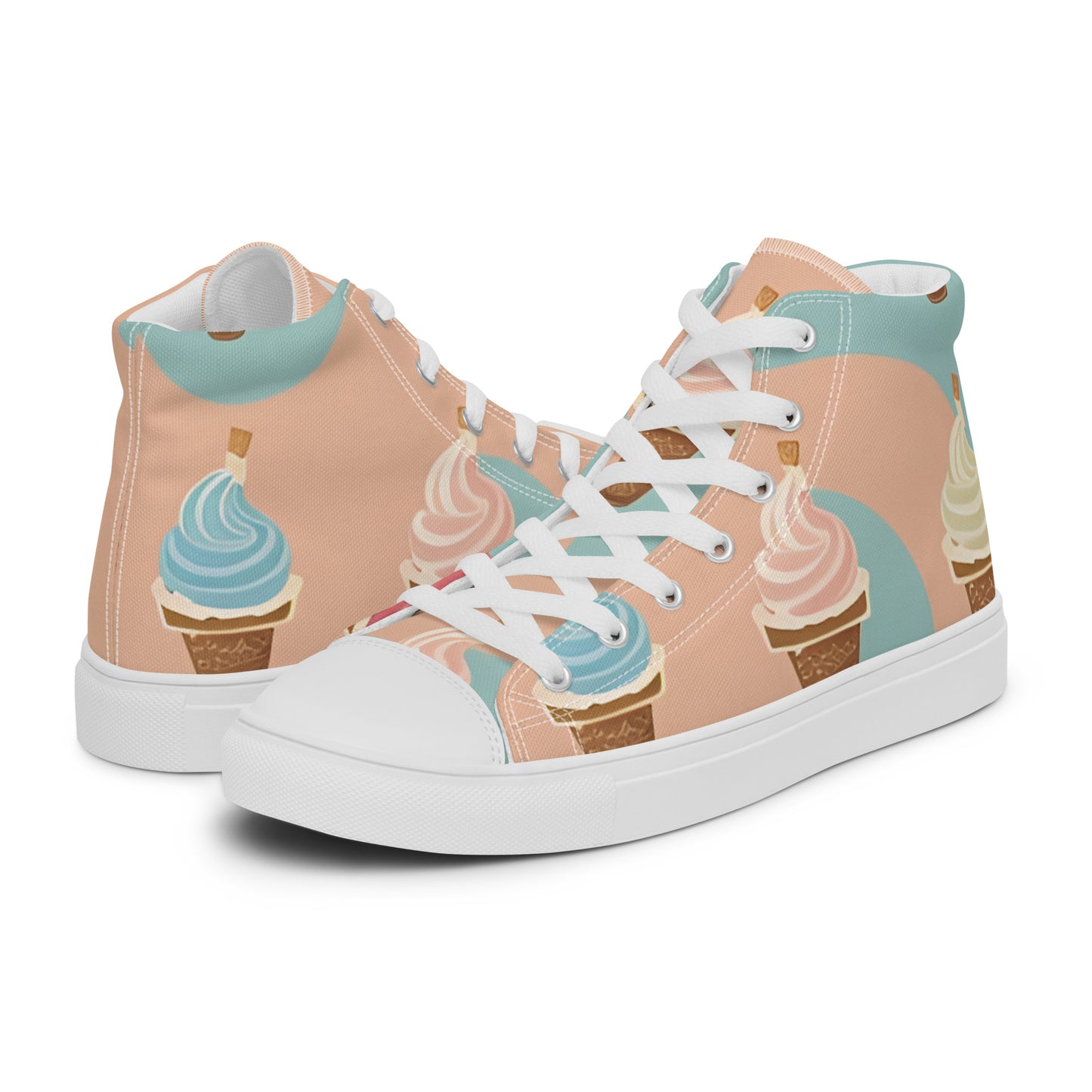 Women’s high top canvas shoes