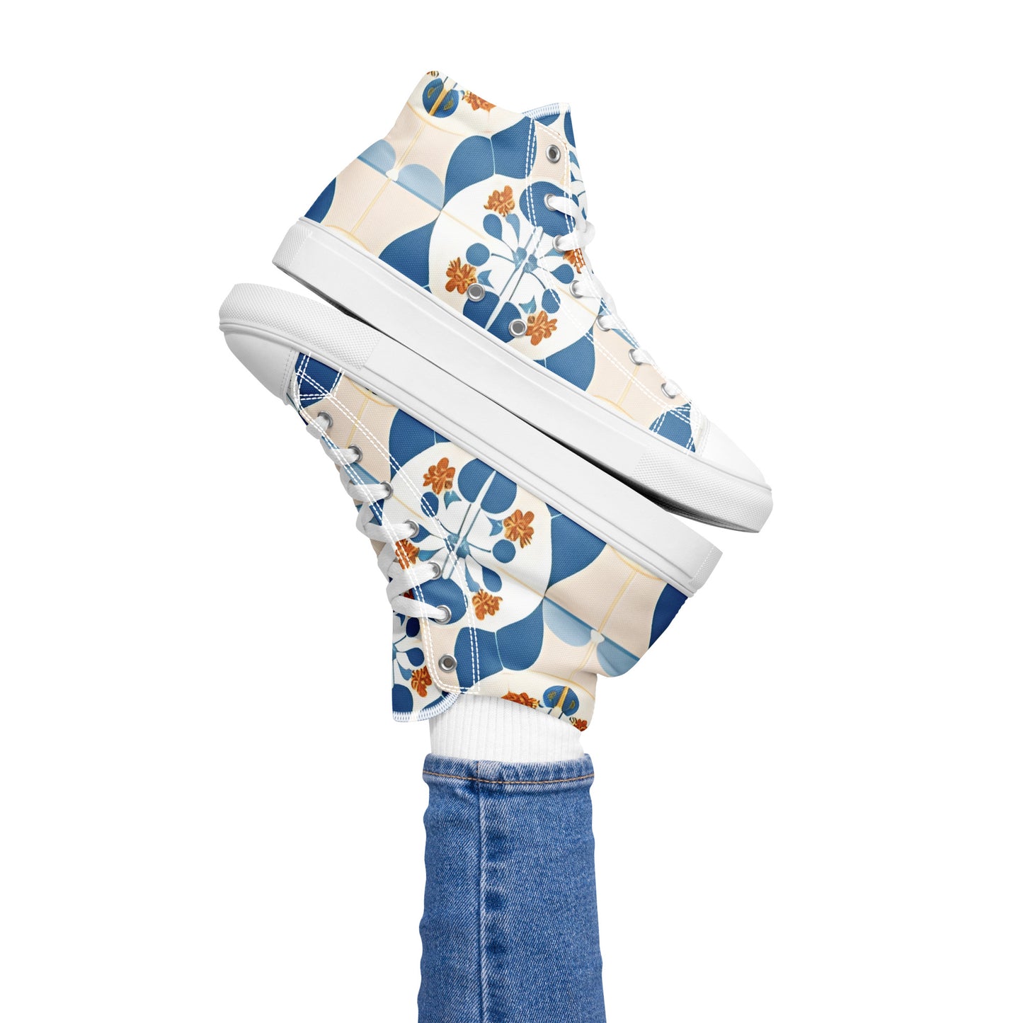 Women’s high top canvas shoes