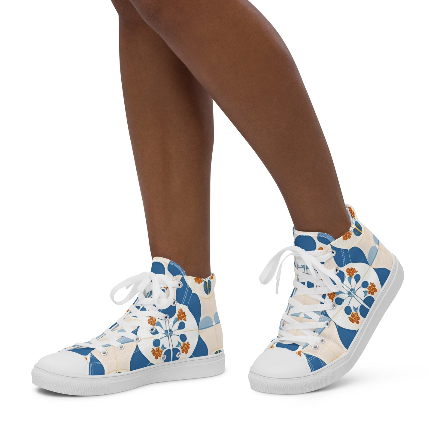 Women’s high top canvas shoes