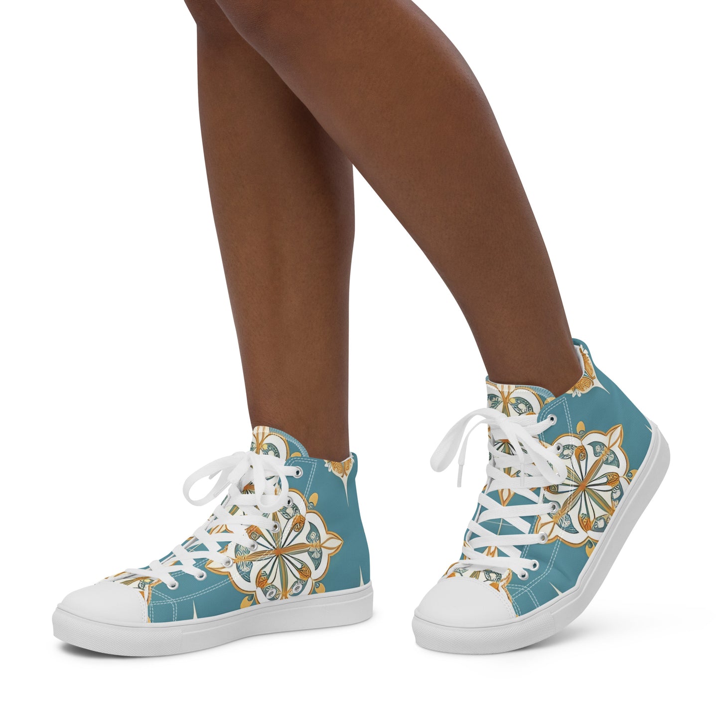 Women’s high top canvas shoes