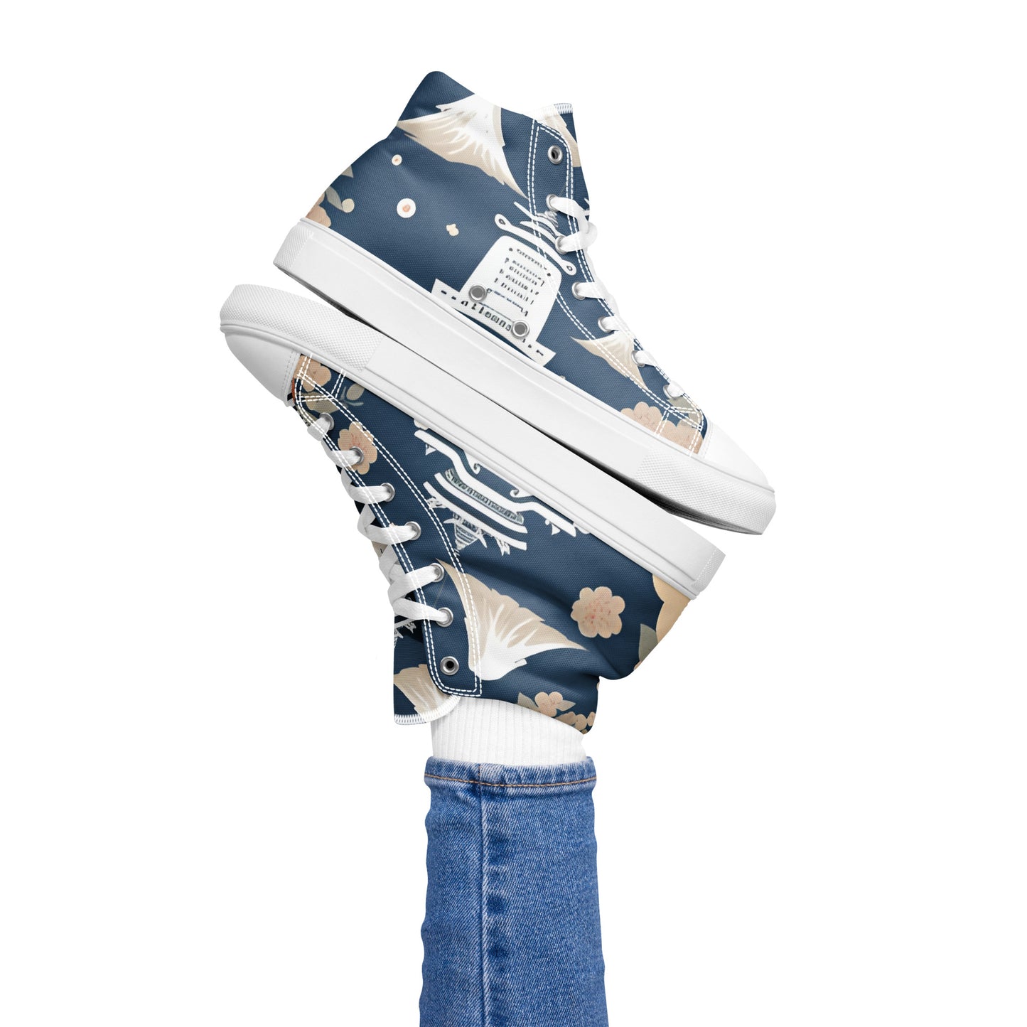 Women’s high top canvas shoes