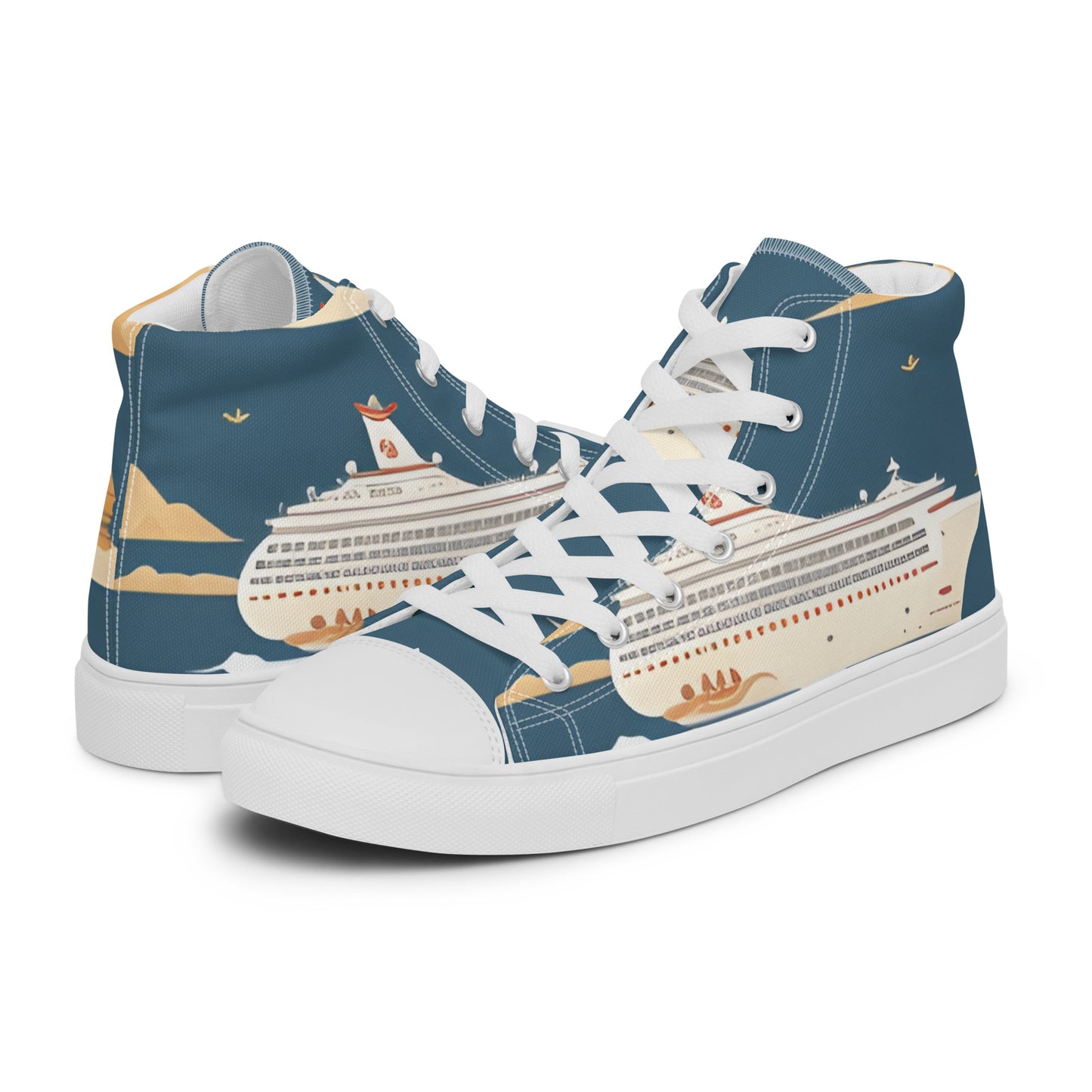 Women’s high top canvas shoes