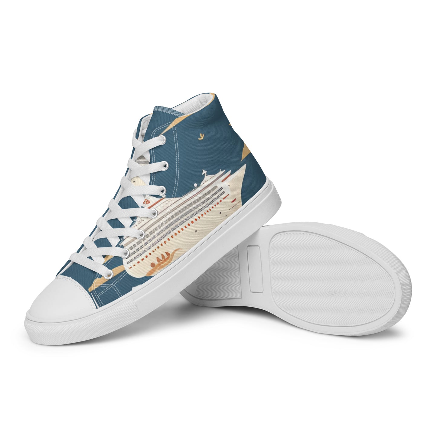 Women’s high top canvas shoes