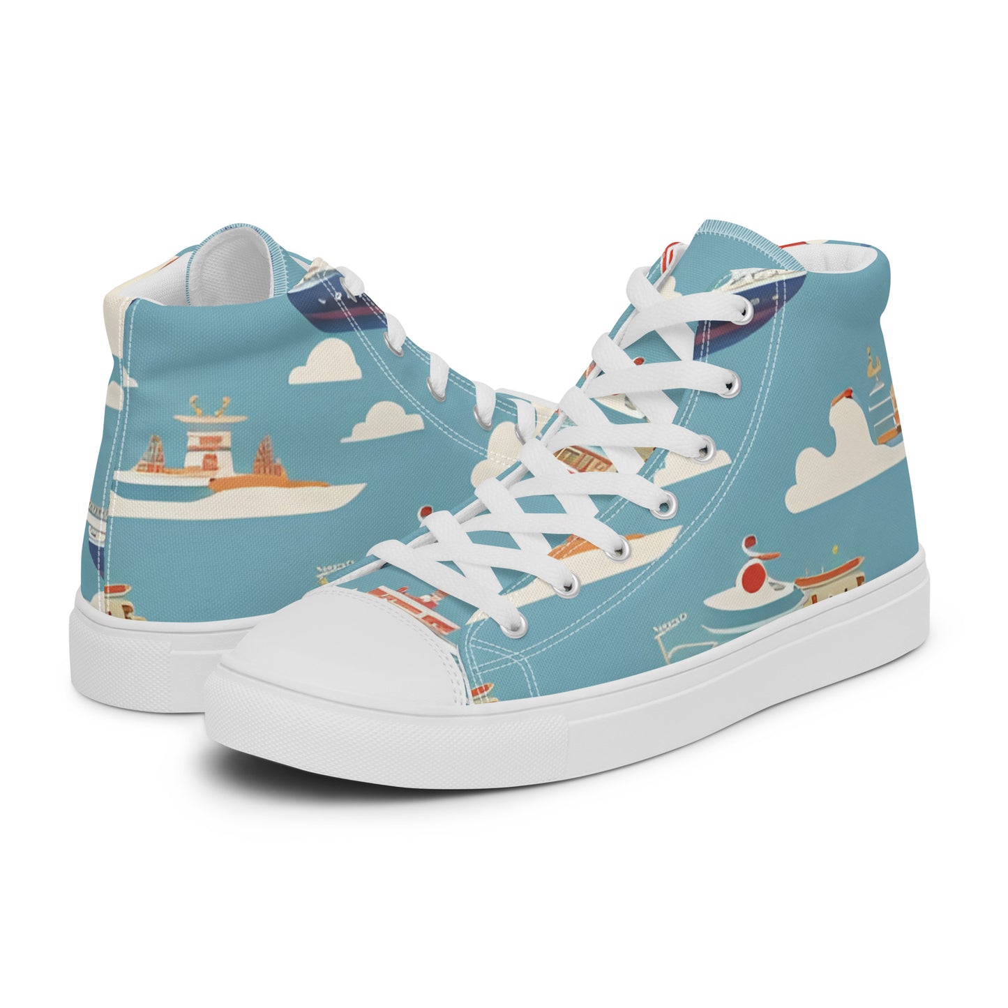 Women’s high top canvas shoes