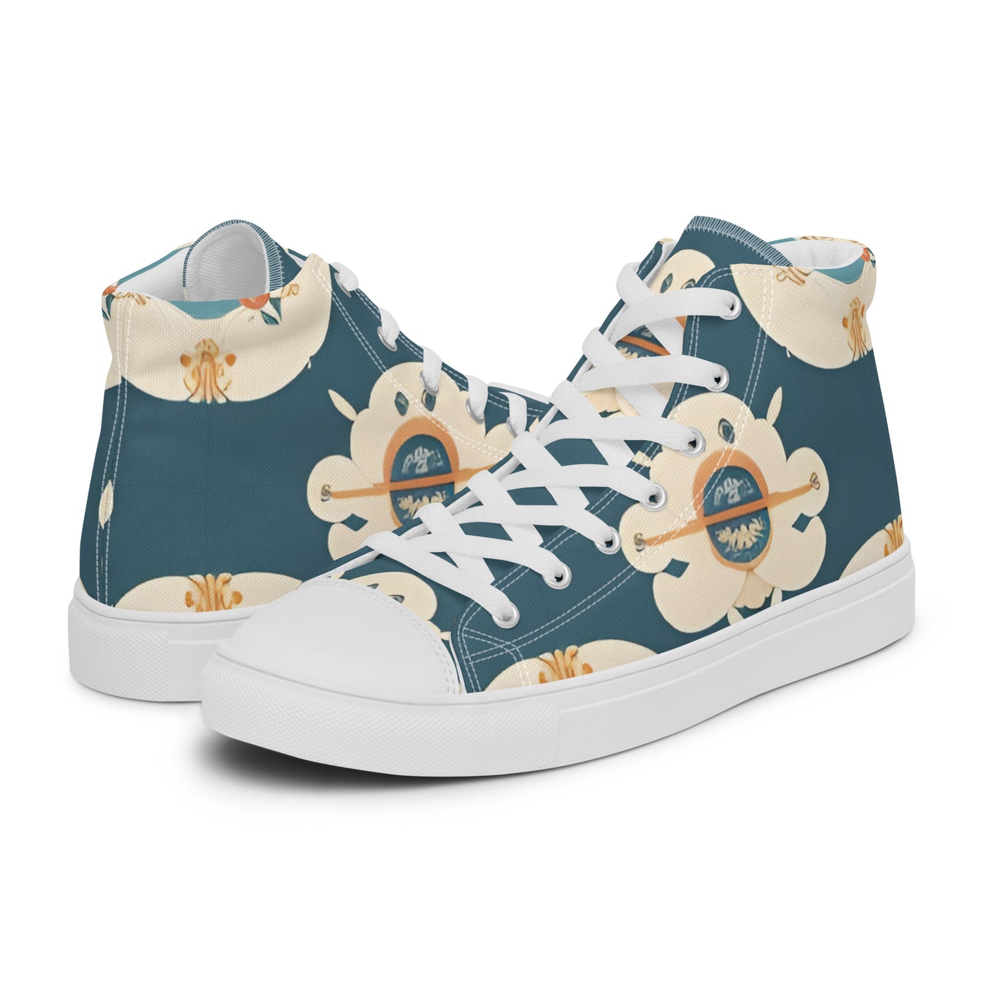 Women’s high top canvas shoes