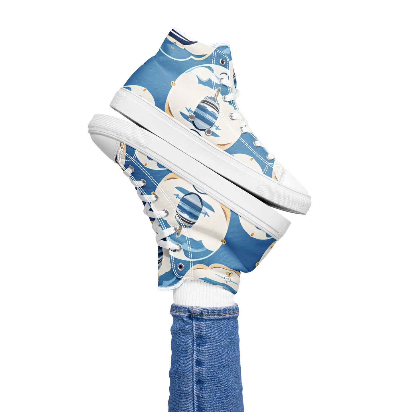 Women’s high top canvas shoes