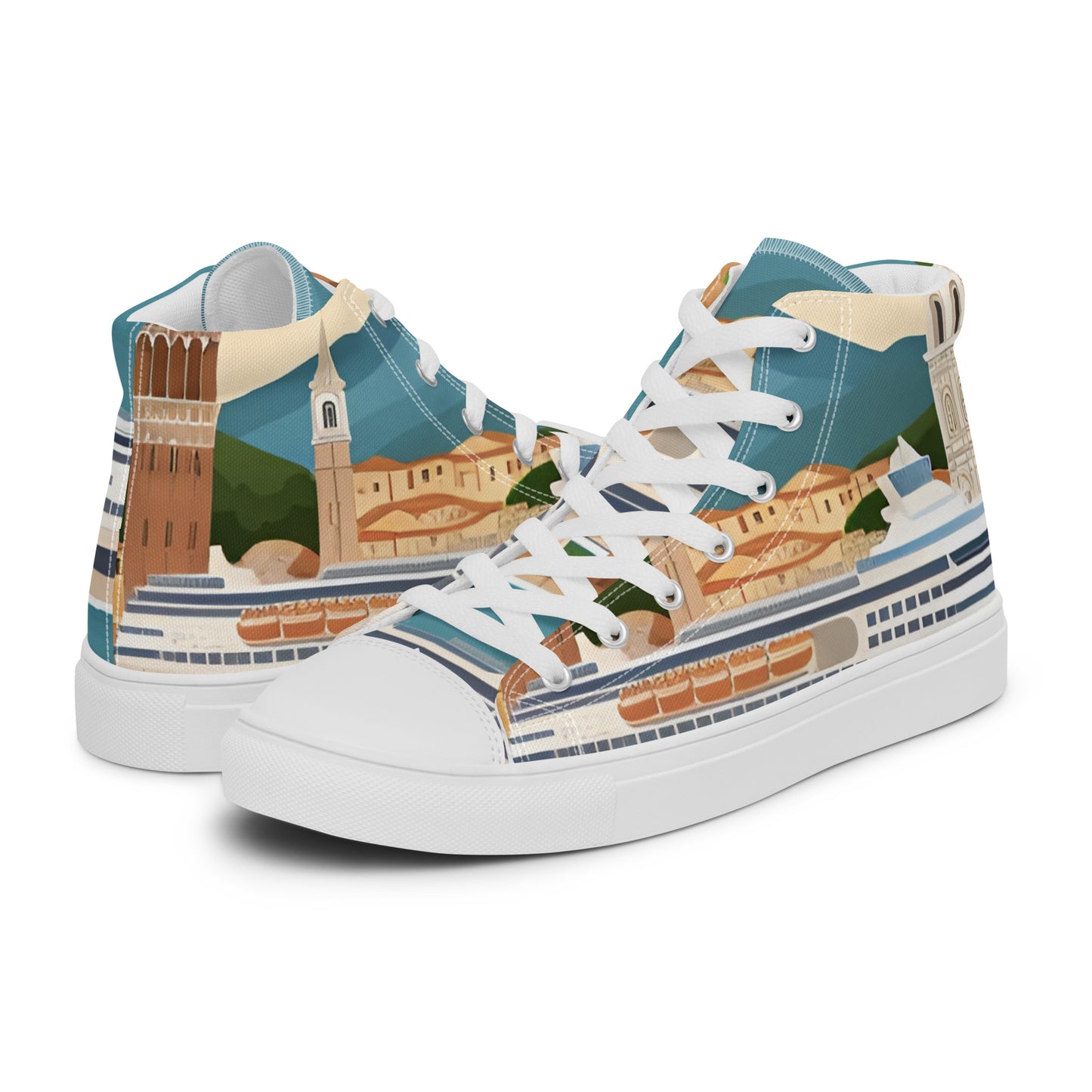 Women’s high top canvas shoes