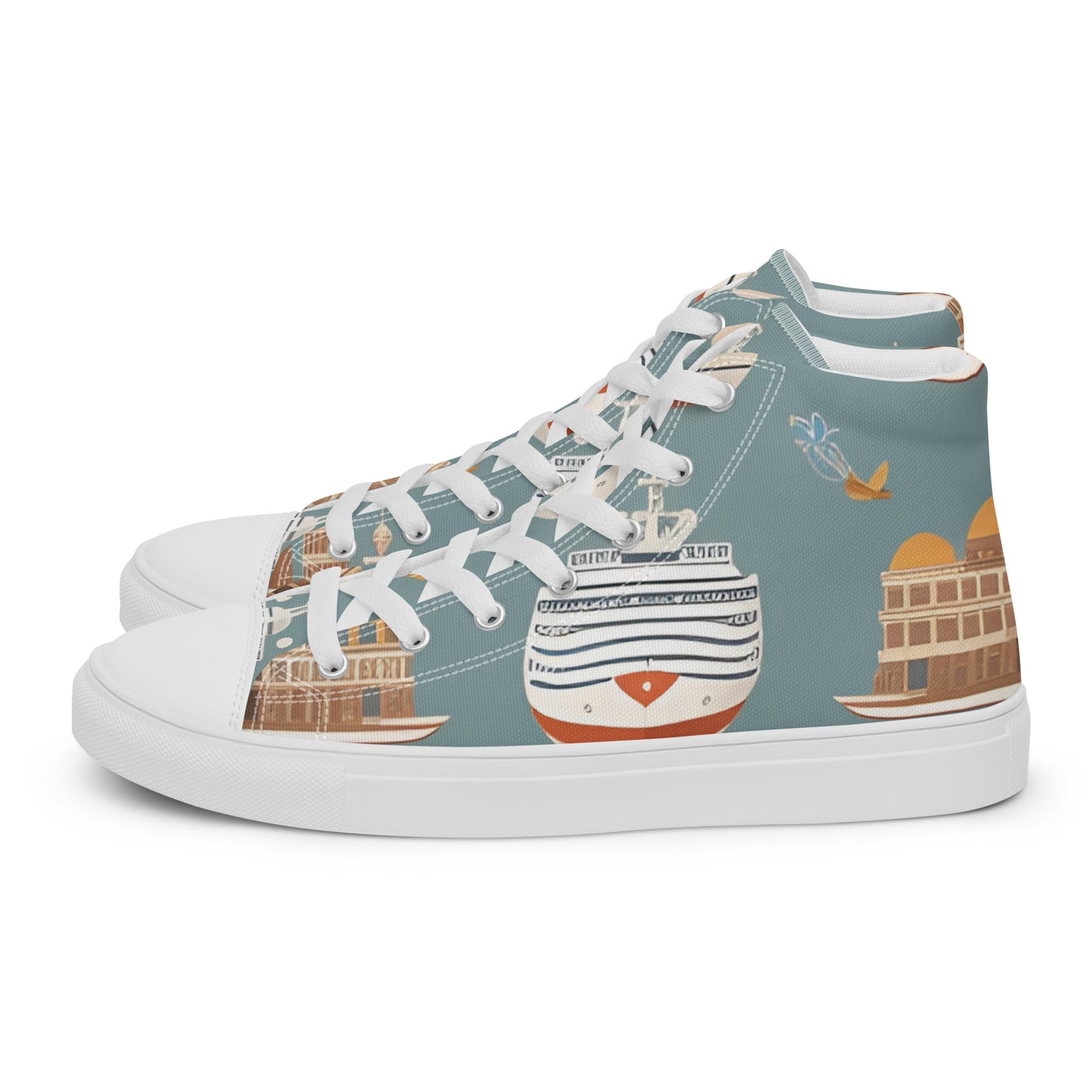 Women’s high top canvas shoes