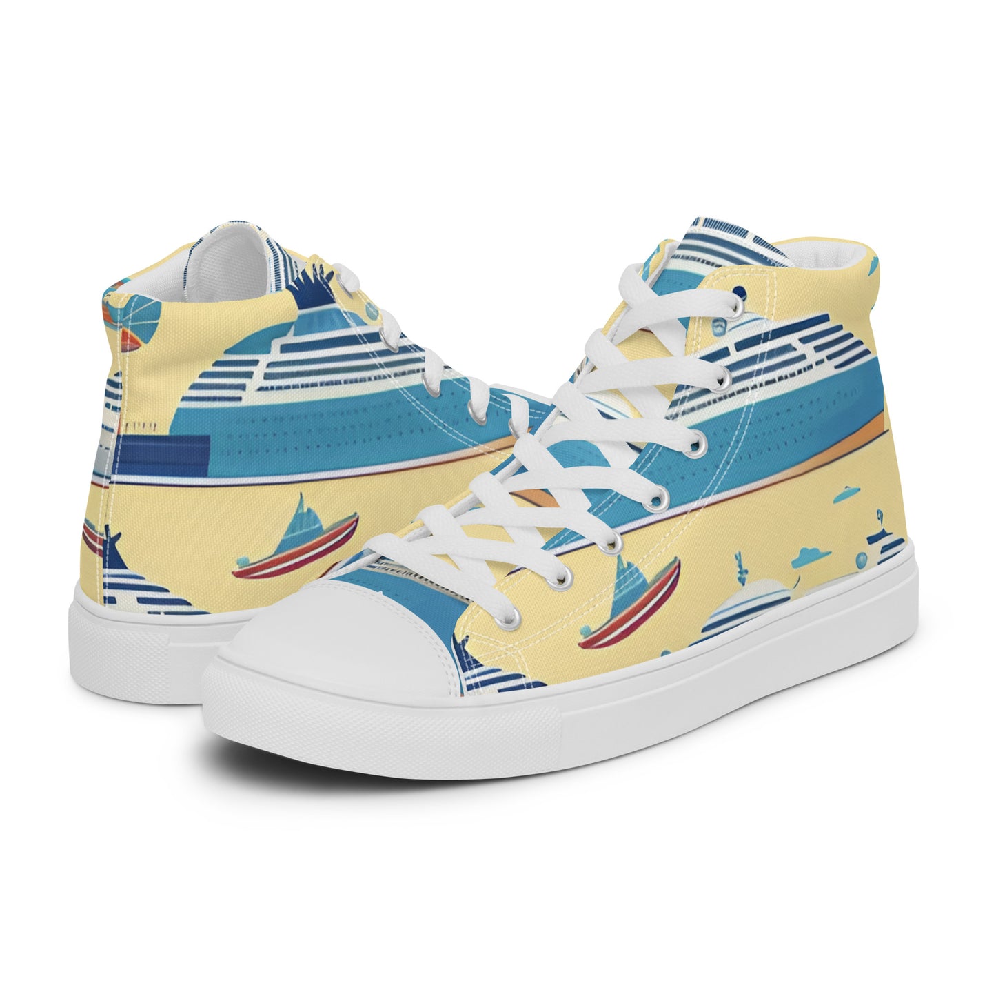 Women’s high top canvas shoes