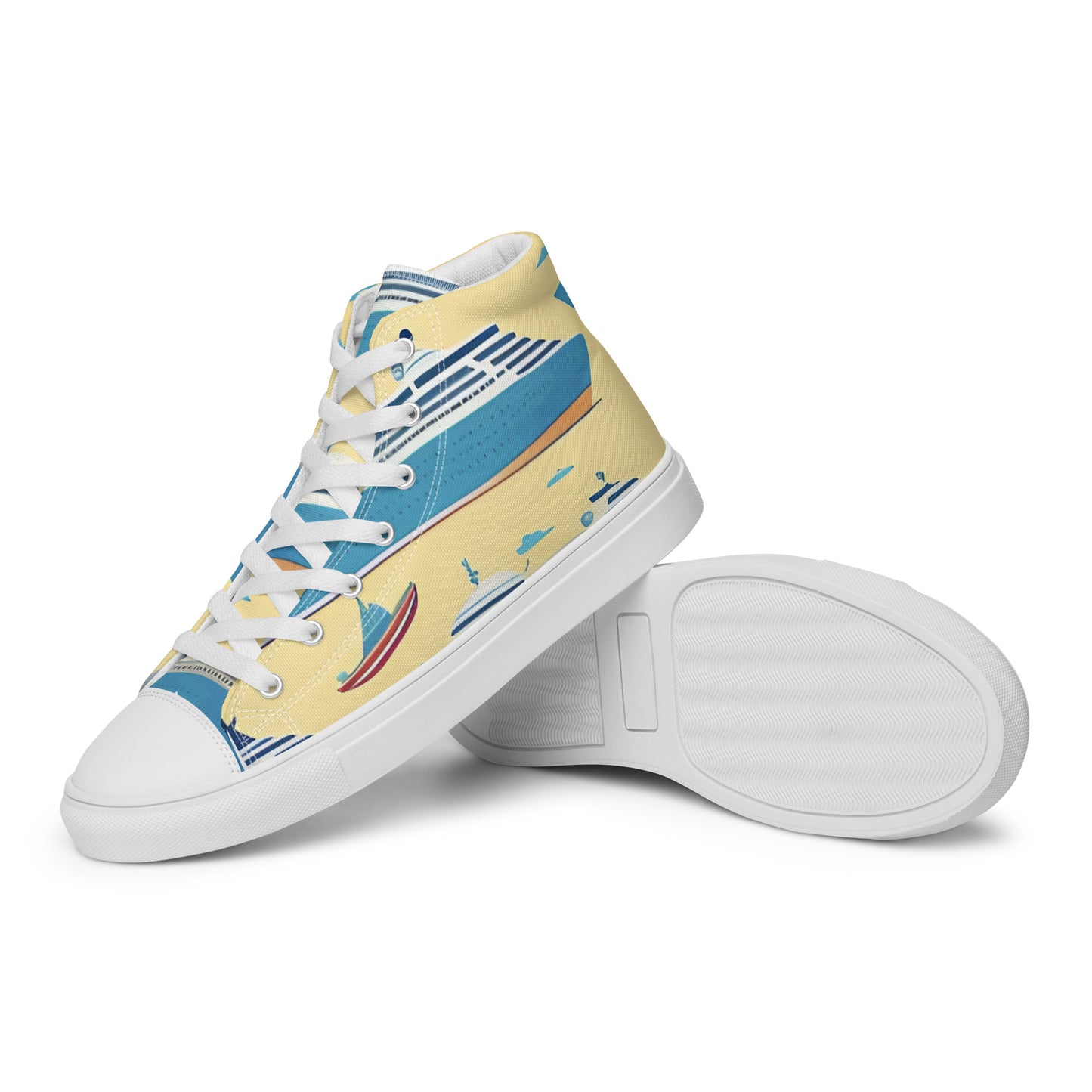 Women’s high top canvas shoes