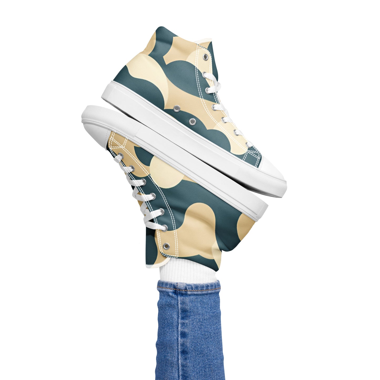 Women’s high top canvas shoes