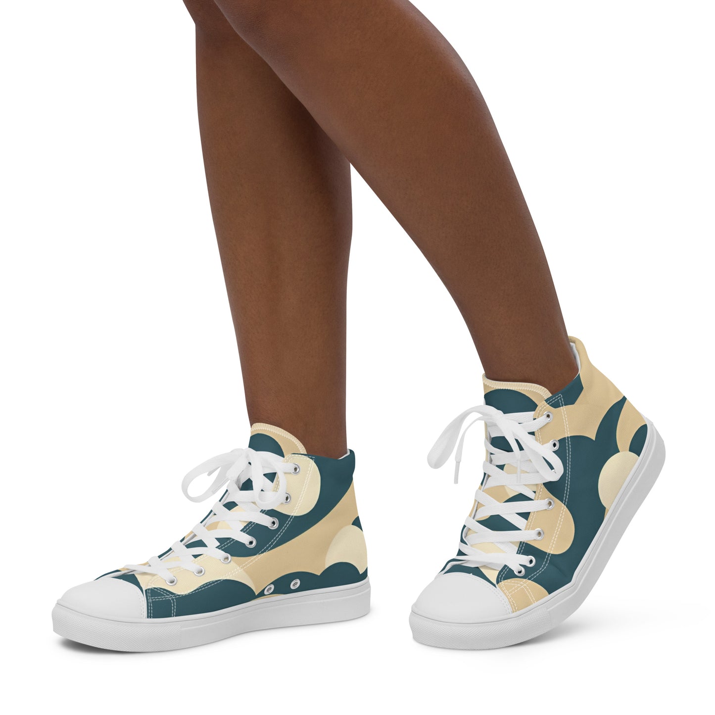 Women’s high top canvas shoes