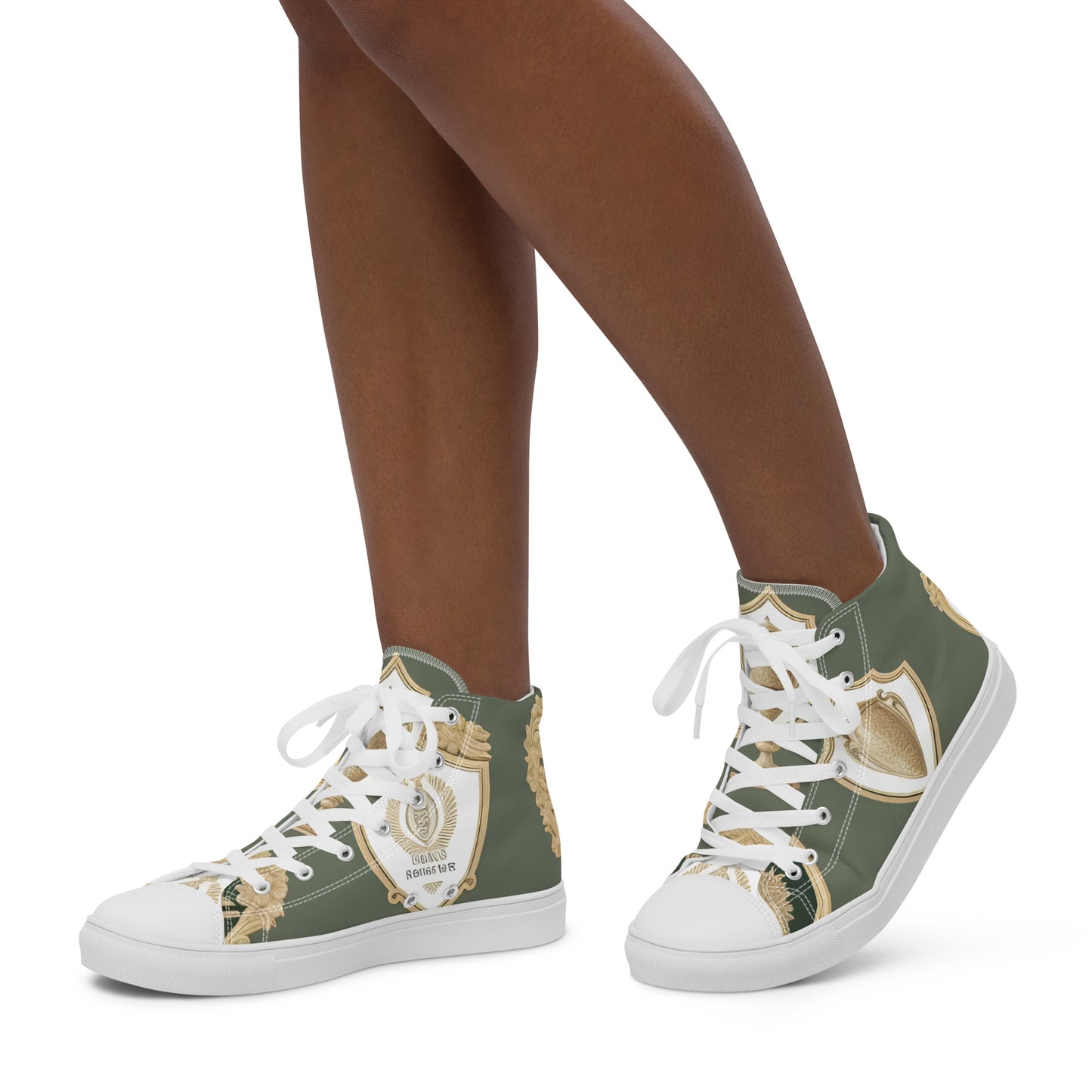 Women’s high top canvas shoes