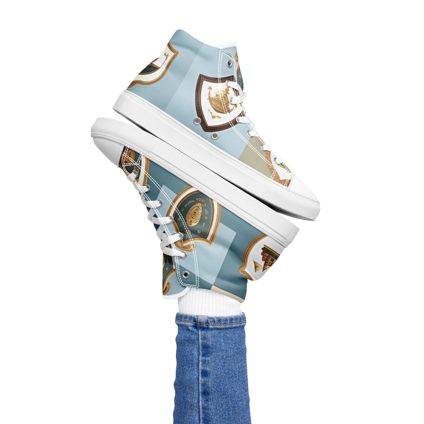 Women’s high top canvas shoes