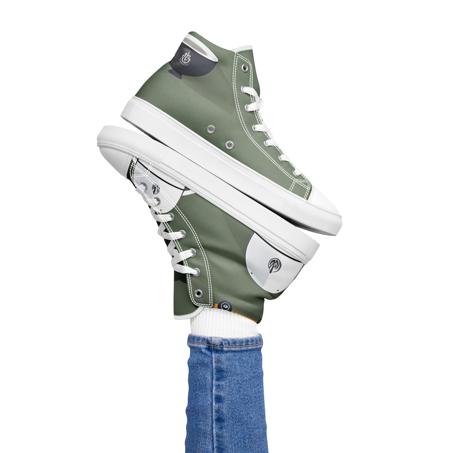 Women’s high top canvas shoes