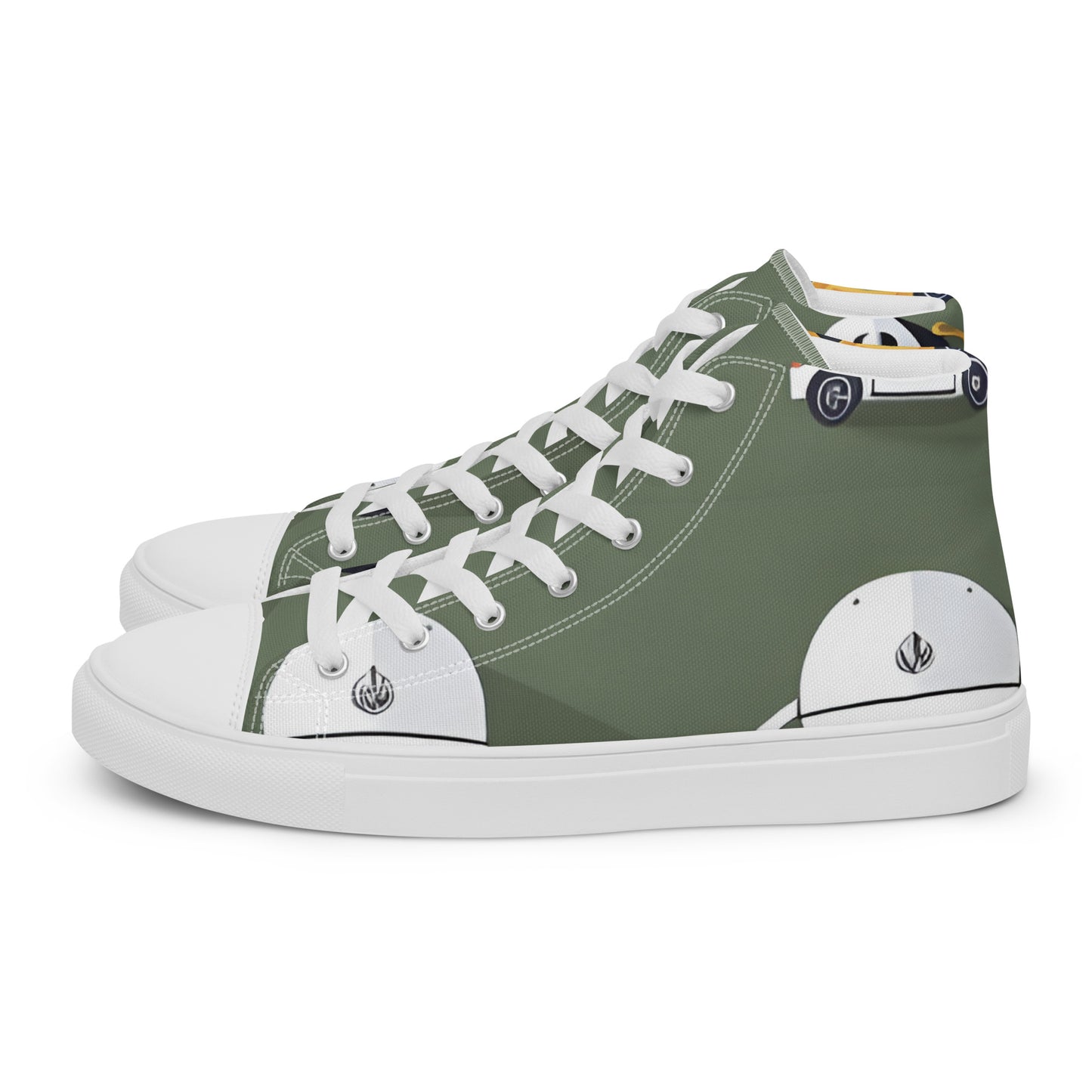 Women’s high top canvas shoes