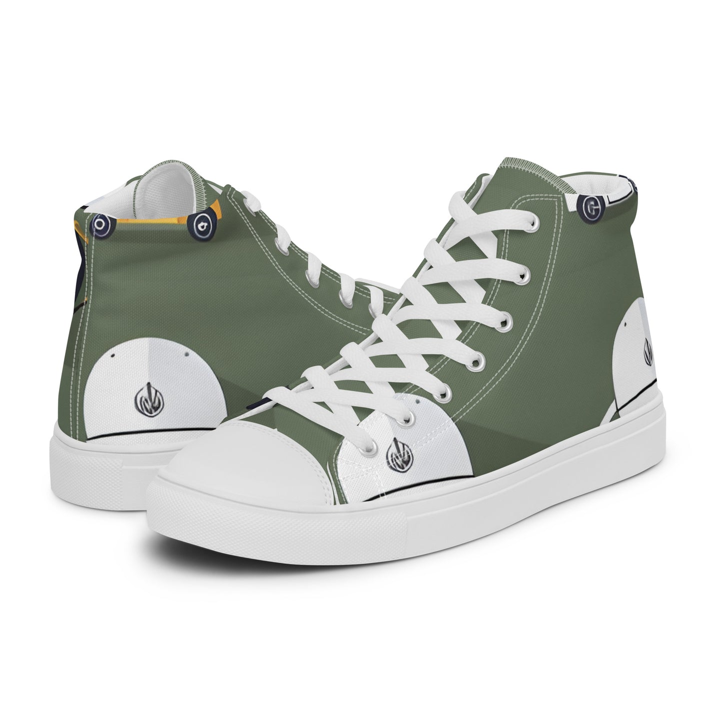 Women’s high top canvas shoes