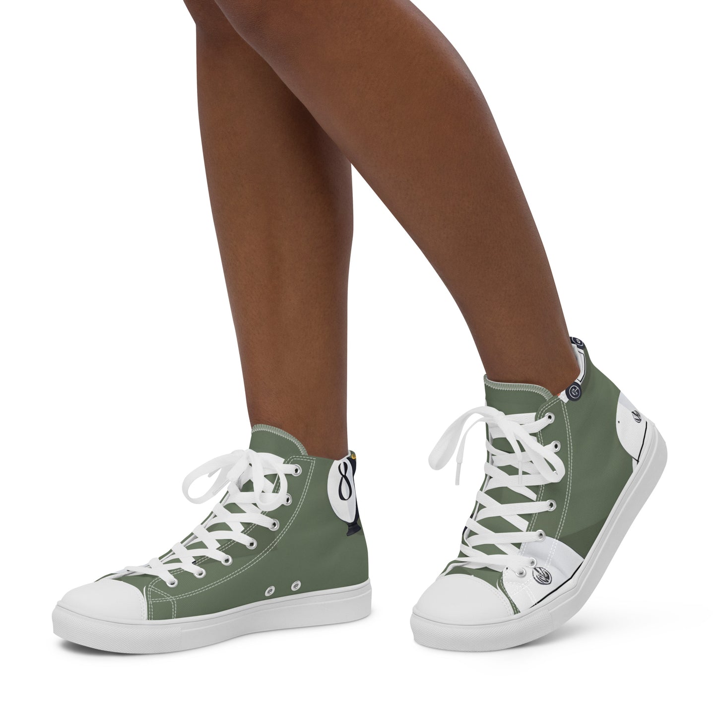 Women’s high top canvas shoes