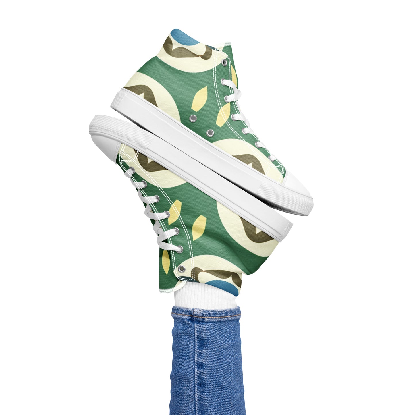 Women’s high top canvas shoes