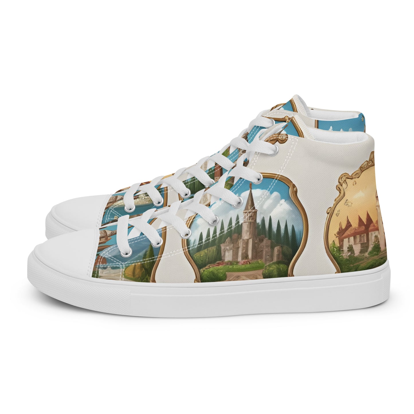 Women’s high top canvas shoes