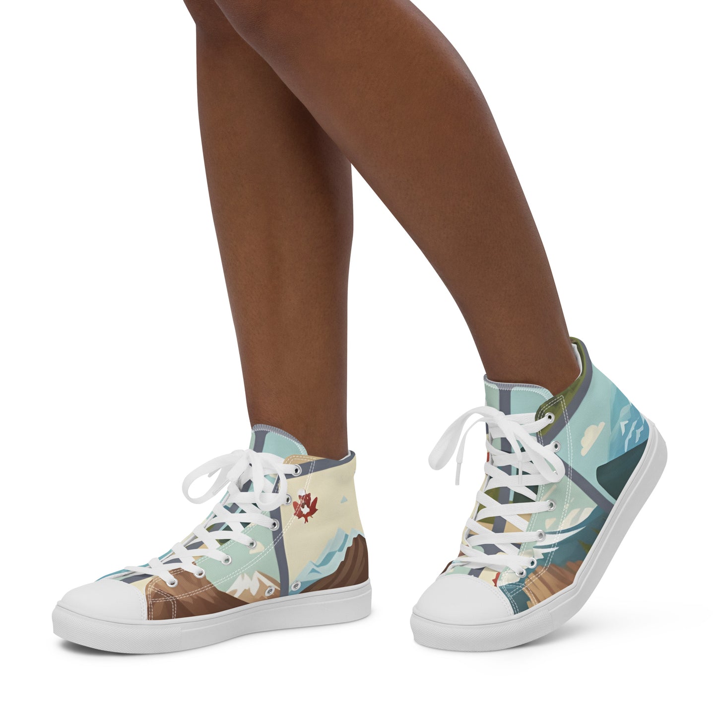 Women’s high top canvas shoes