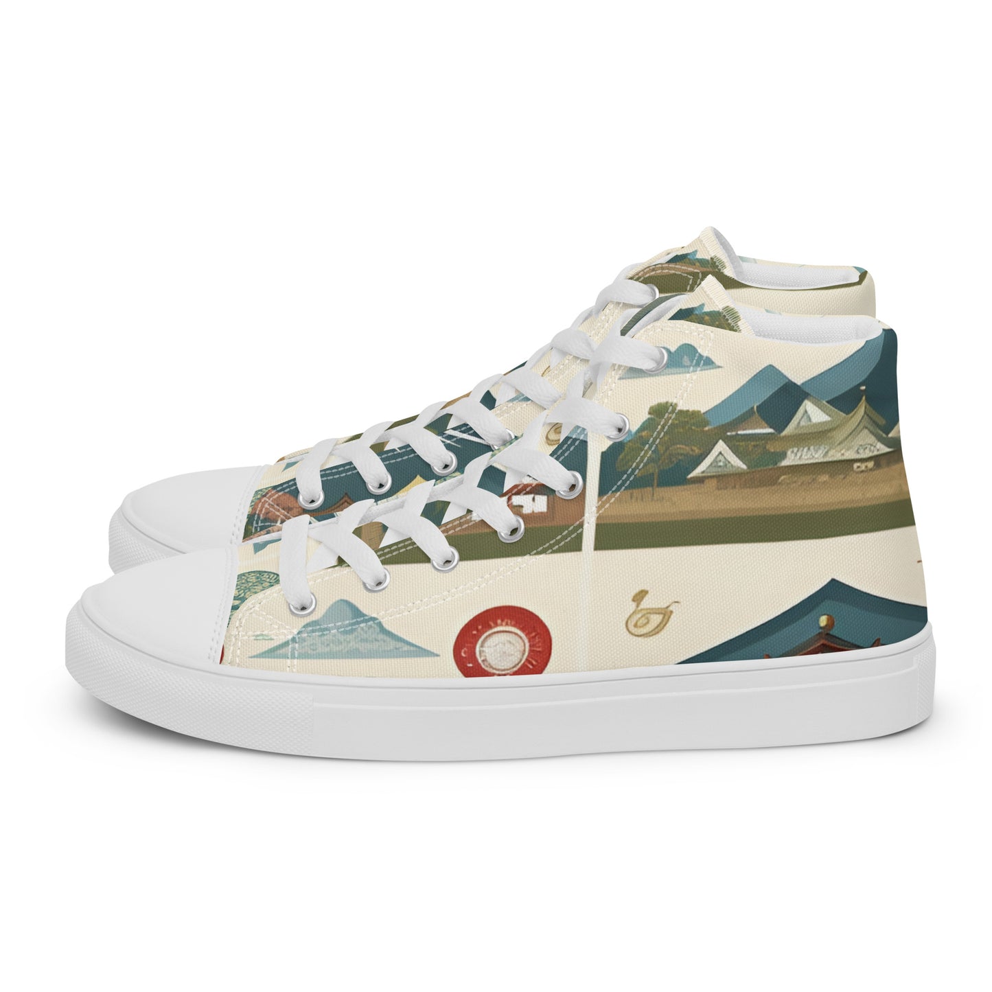 Women’s high top canvas shoes