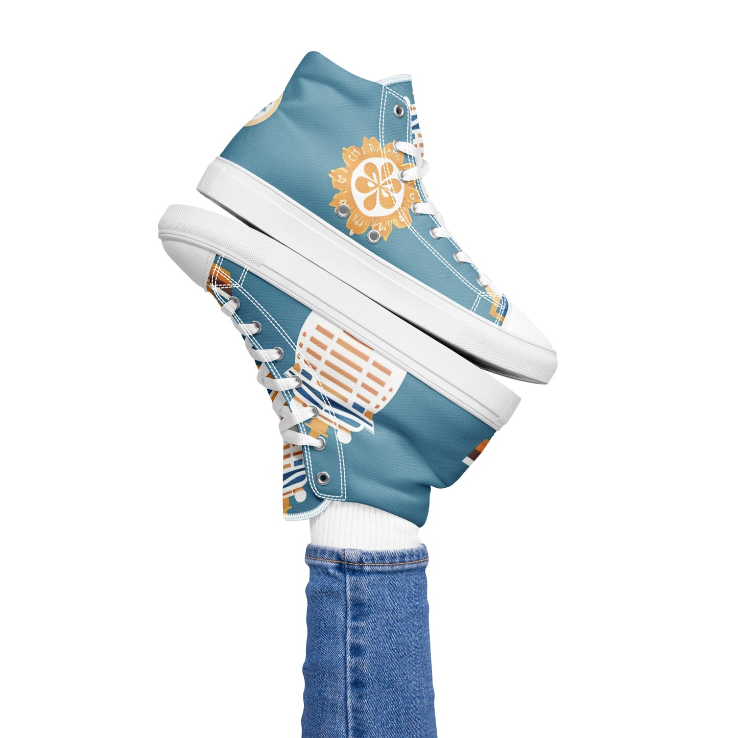 Women’s high top canvas shoes