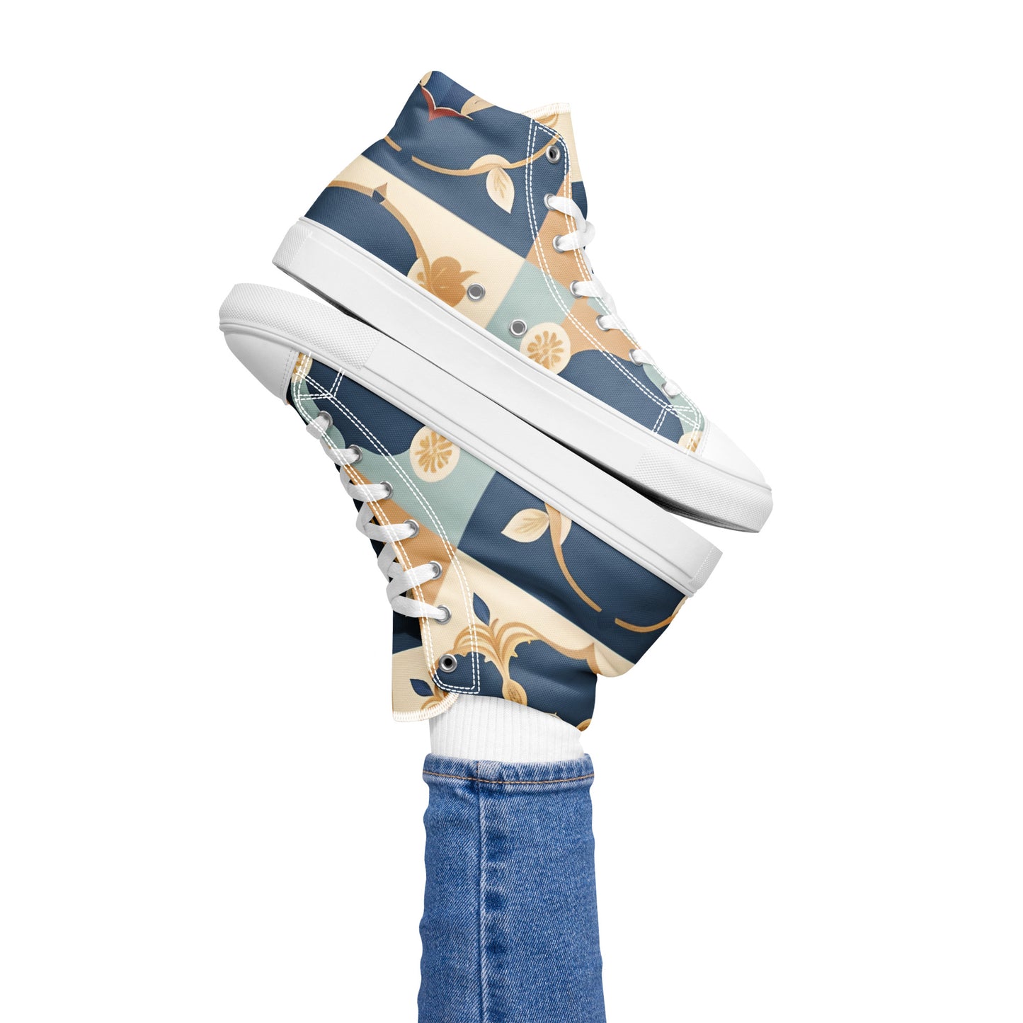 Women’s high top canvas shoes