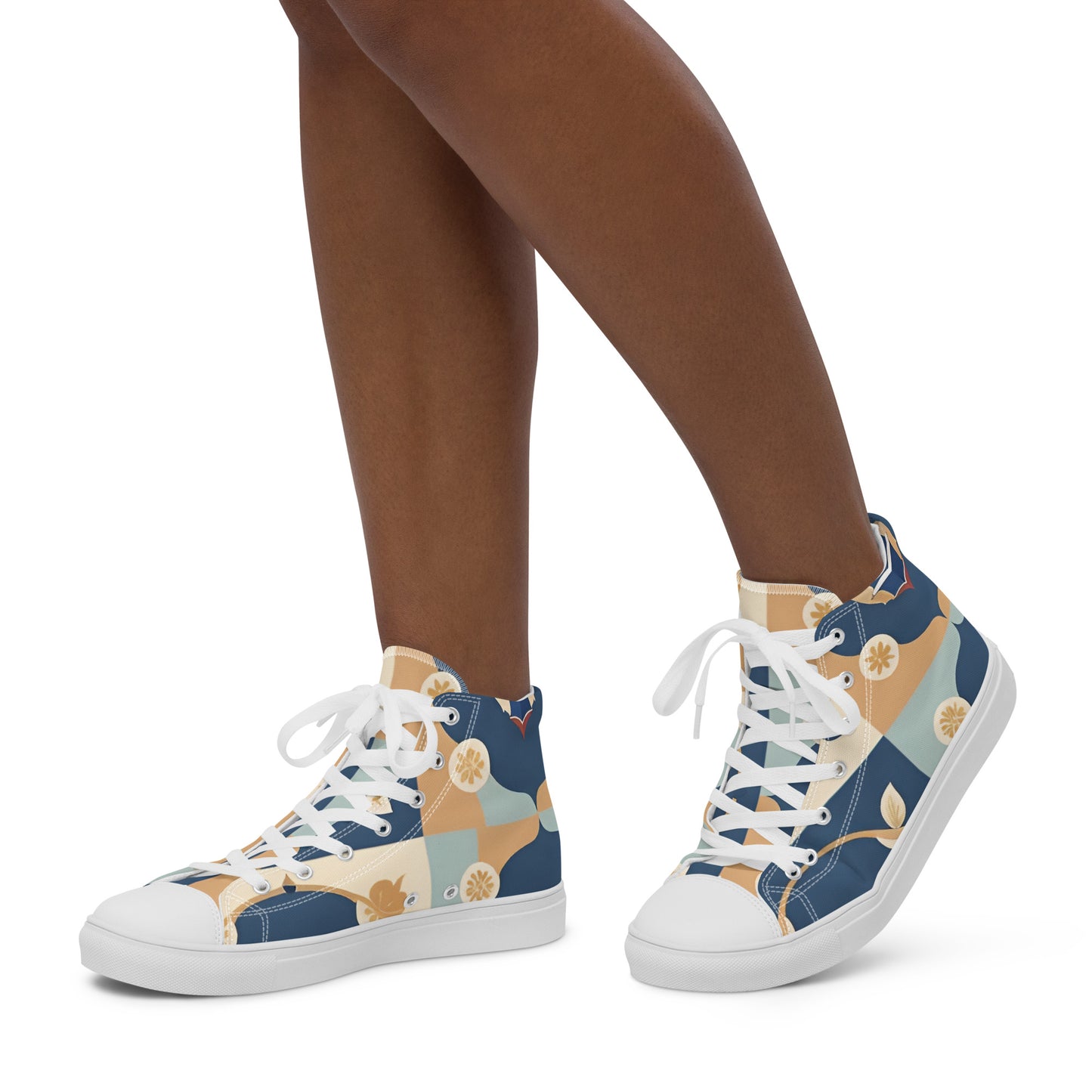 Women’s high top canvas shoes