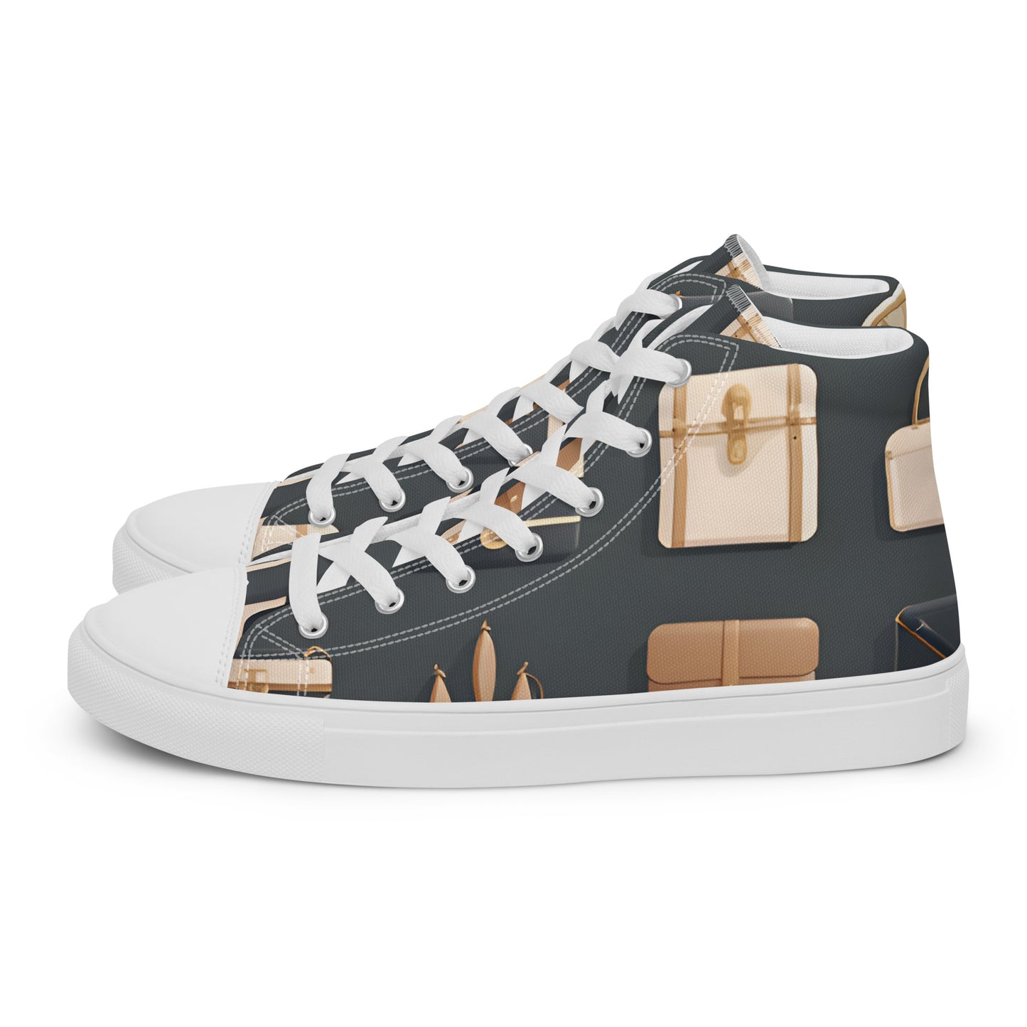 Women’s high top canvas shoes