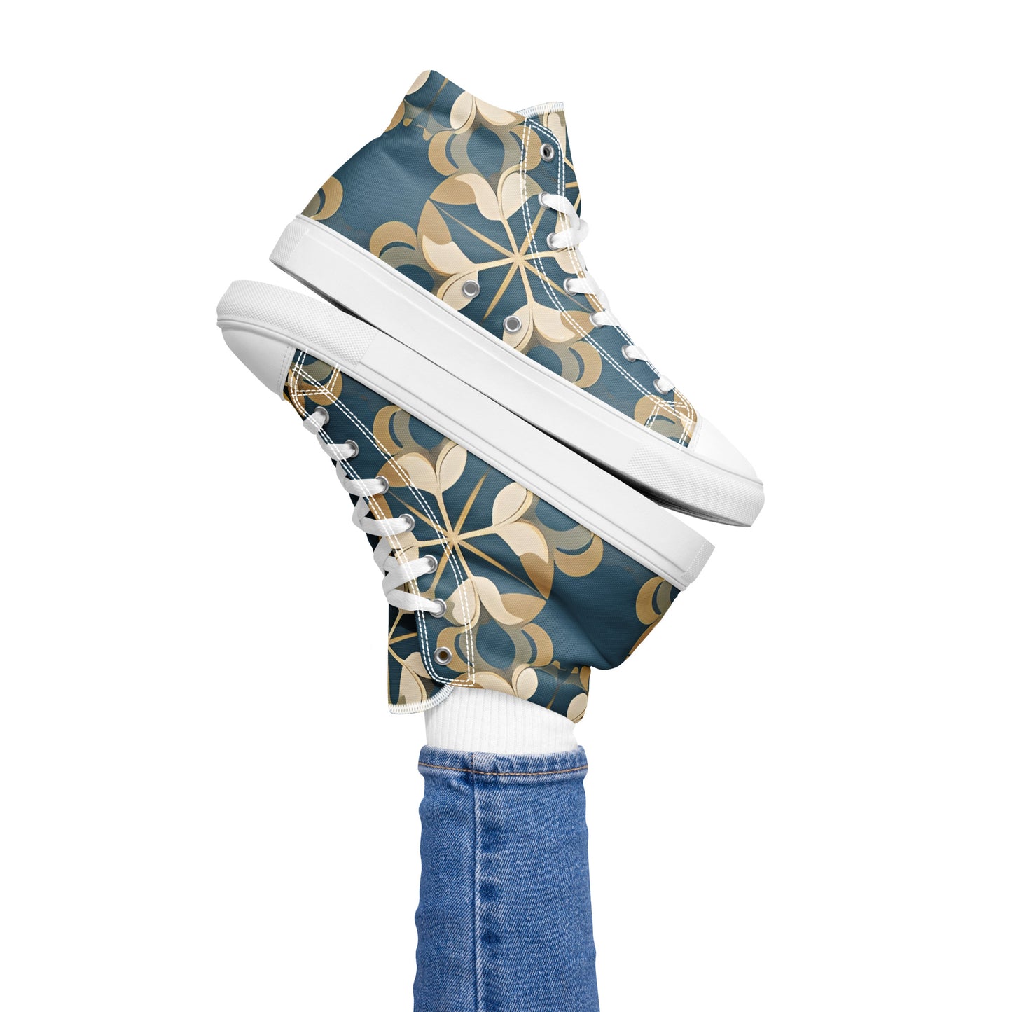 Women’s high top canvas shoes