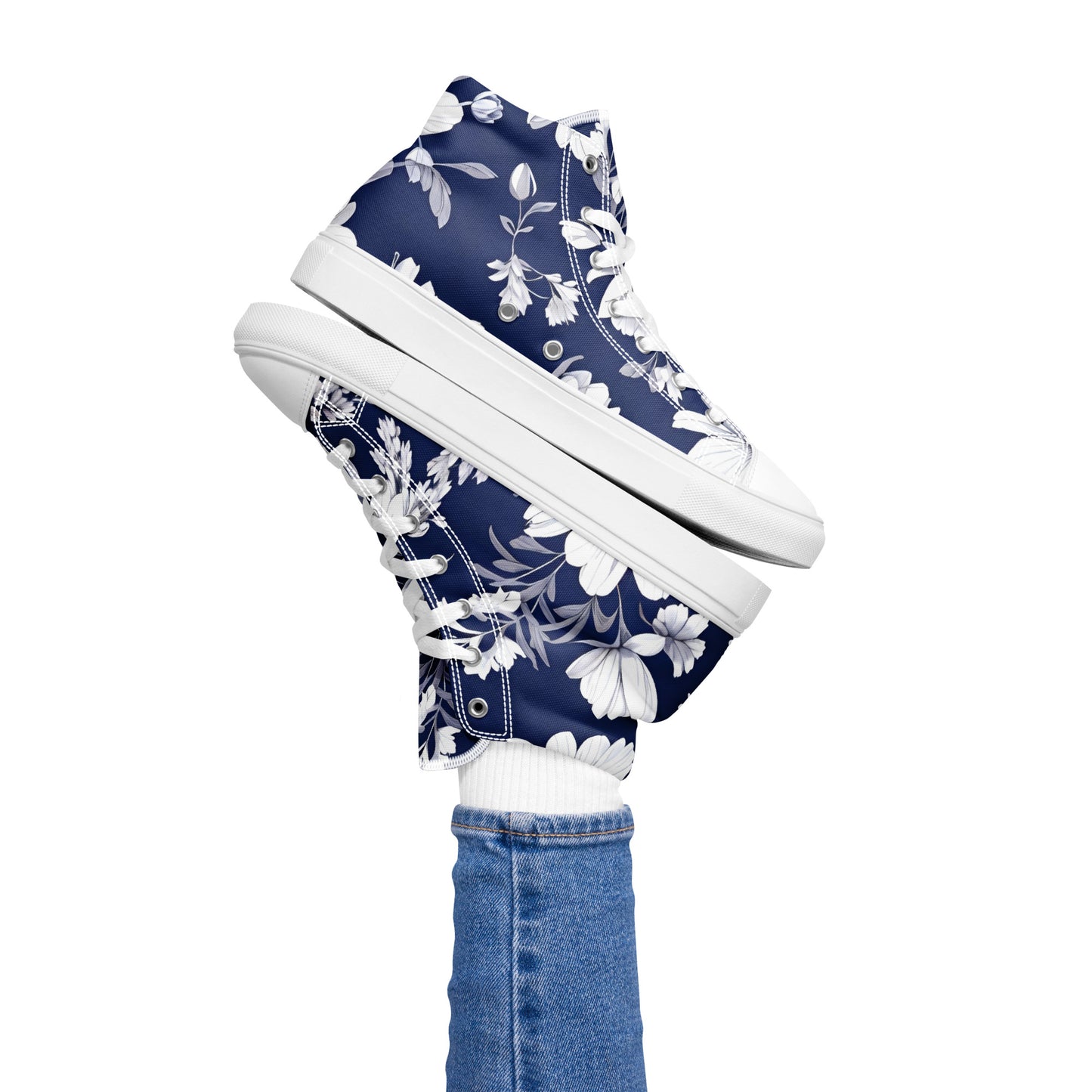 Women’s high top canvas shoes