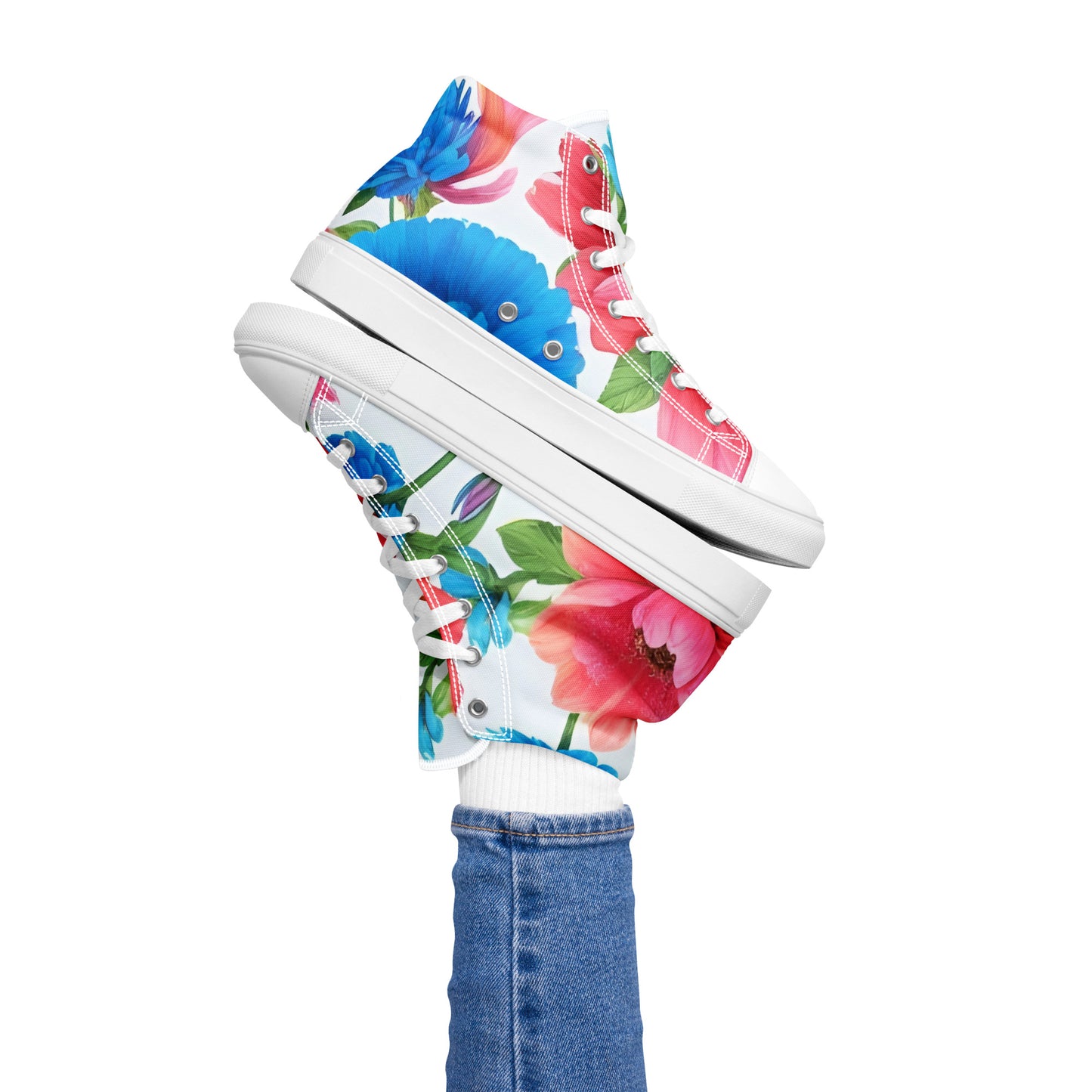 Women’s high top canvas shoes