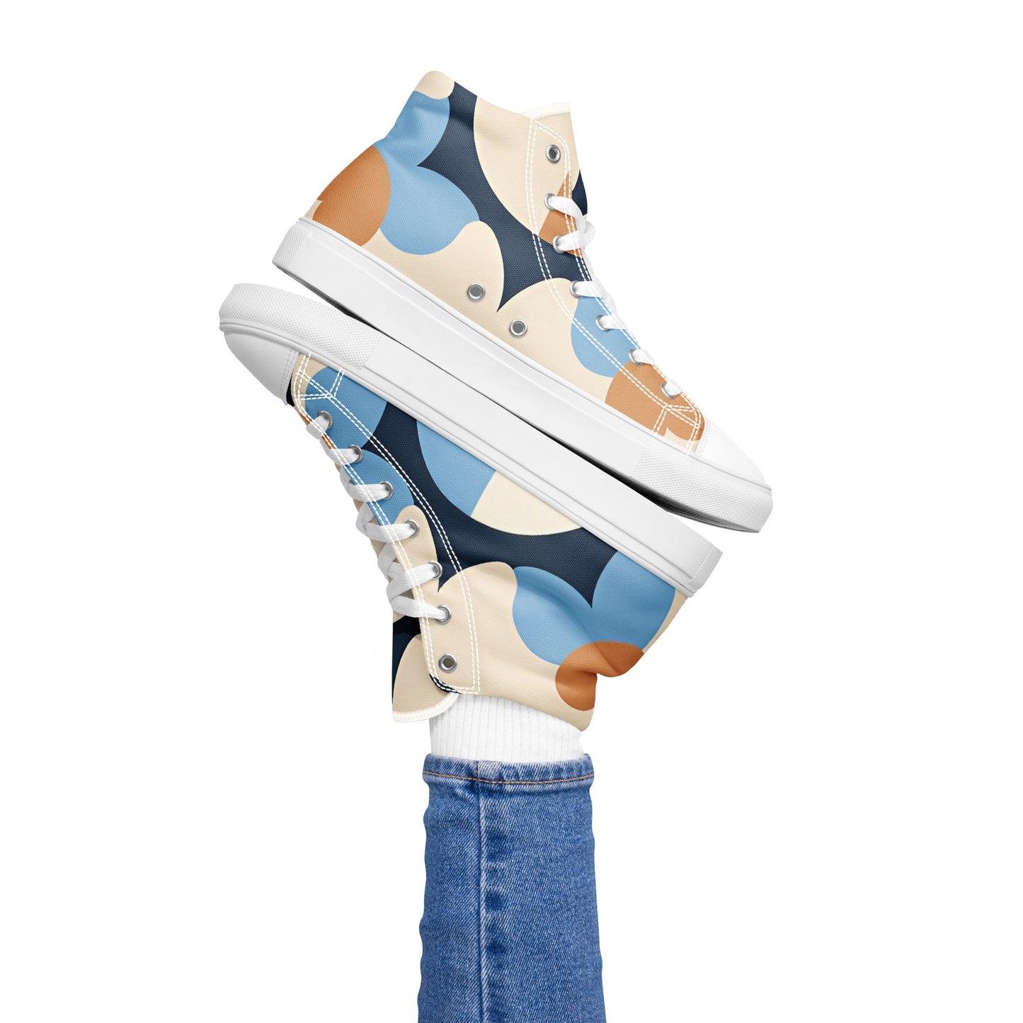 Women’s high top canvas shoes