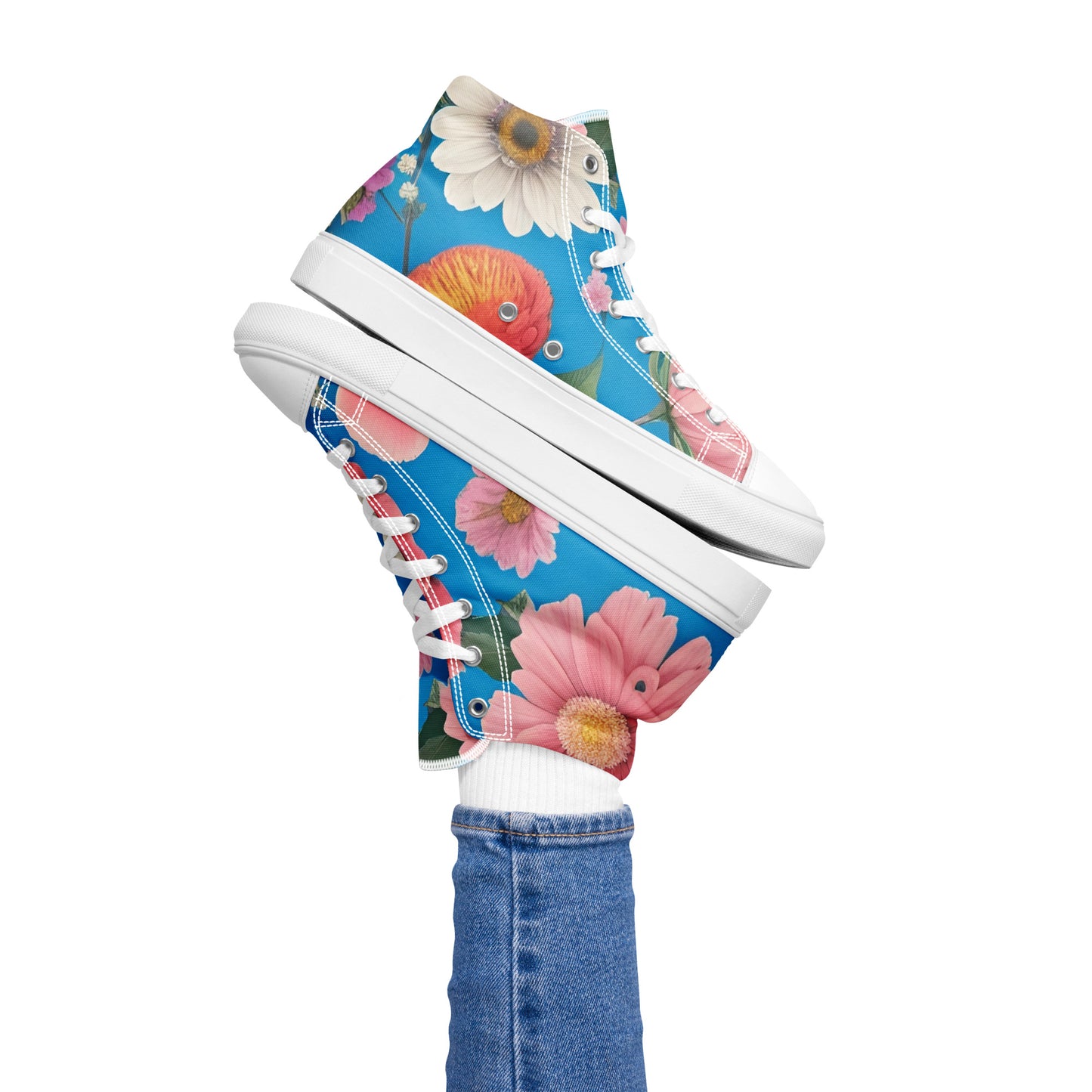 Women’s high top canvas shoes