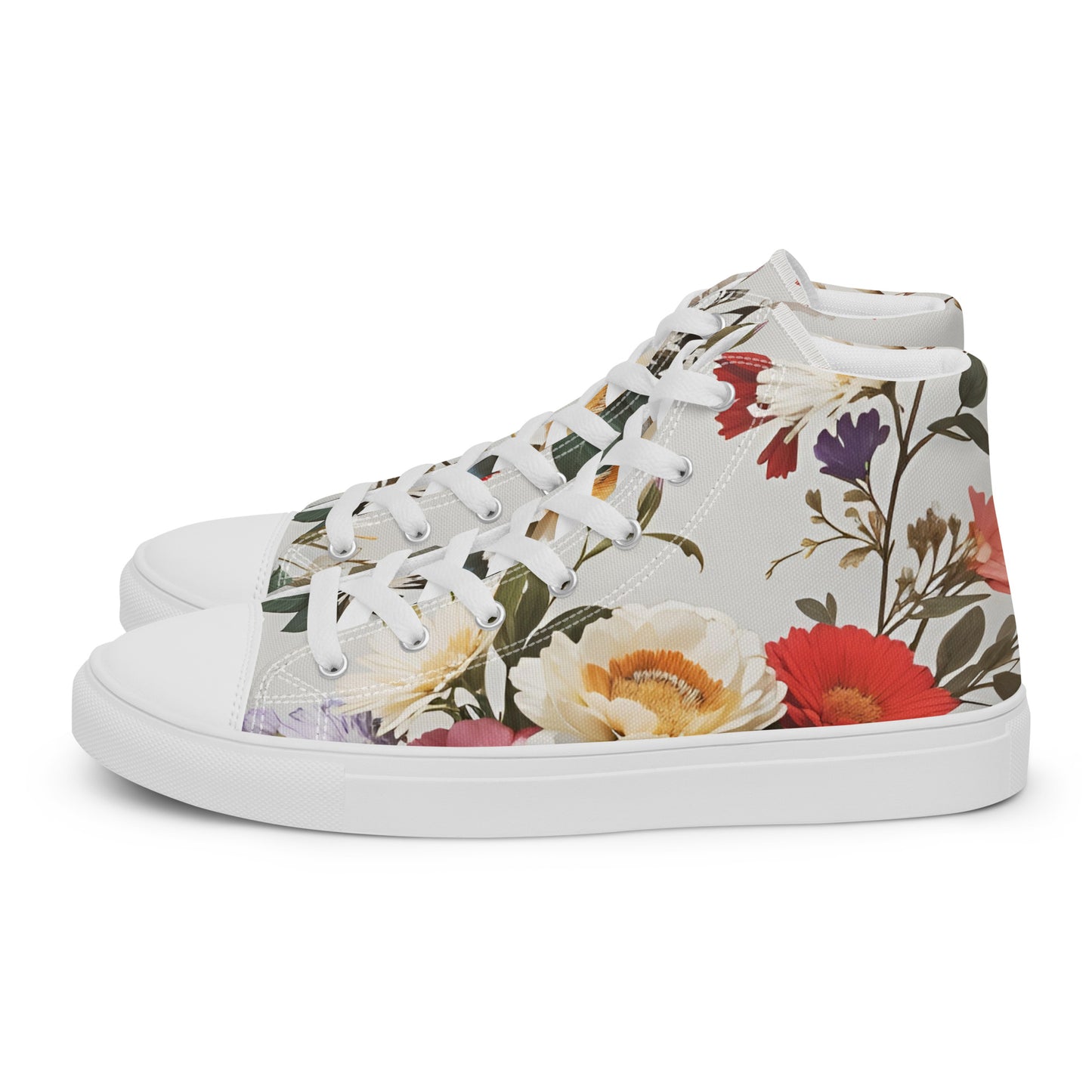 Women’s high top canvas shoes