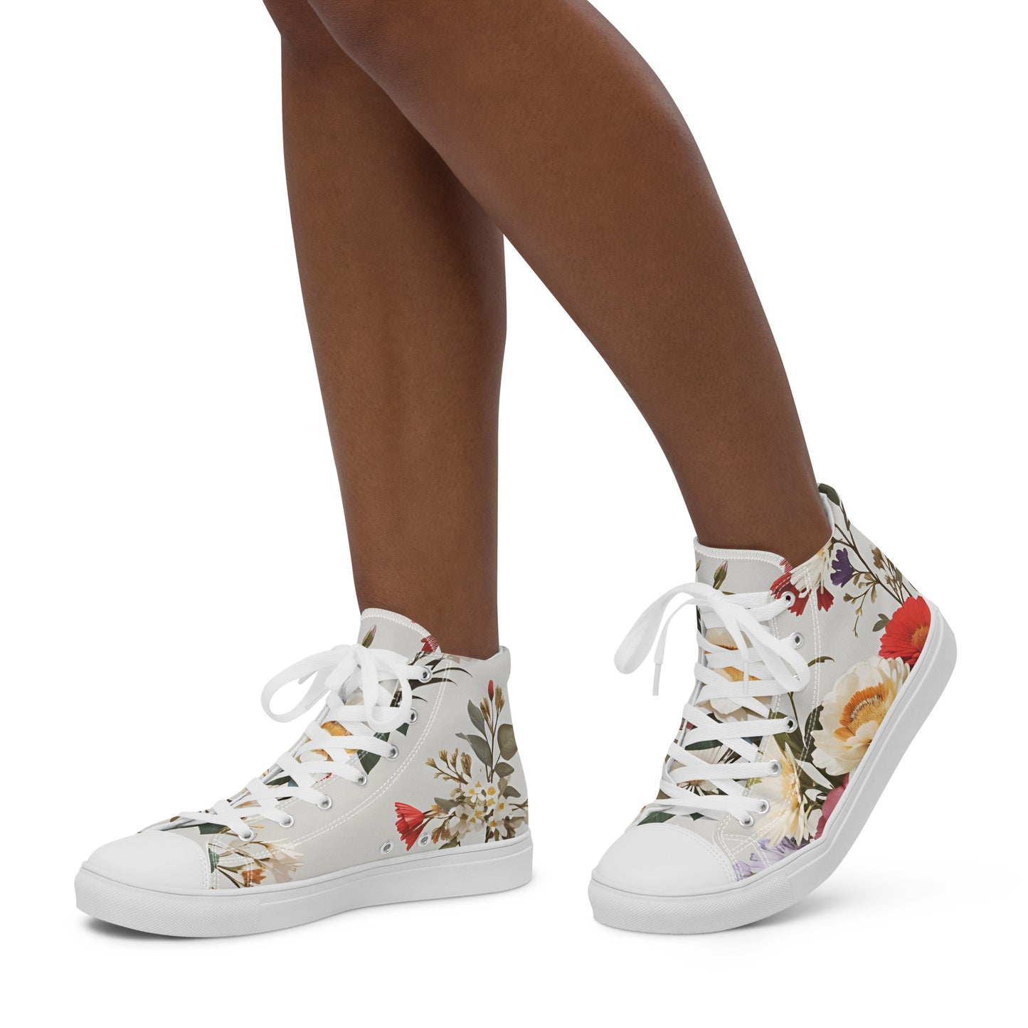 Women’s high top canvas shoes