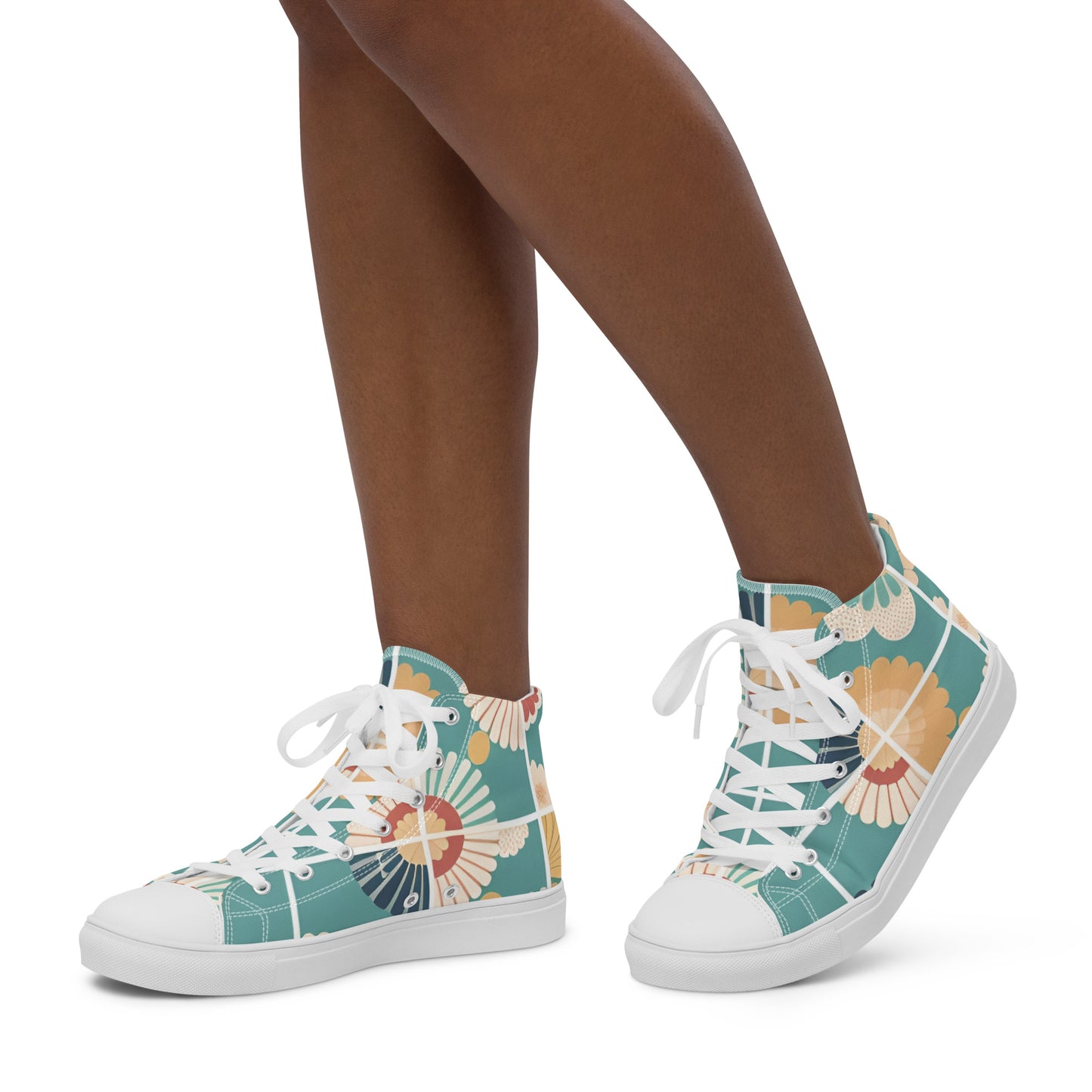 Women’s high top canvas shoes