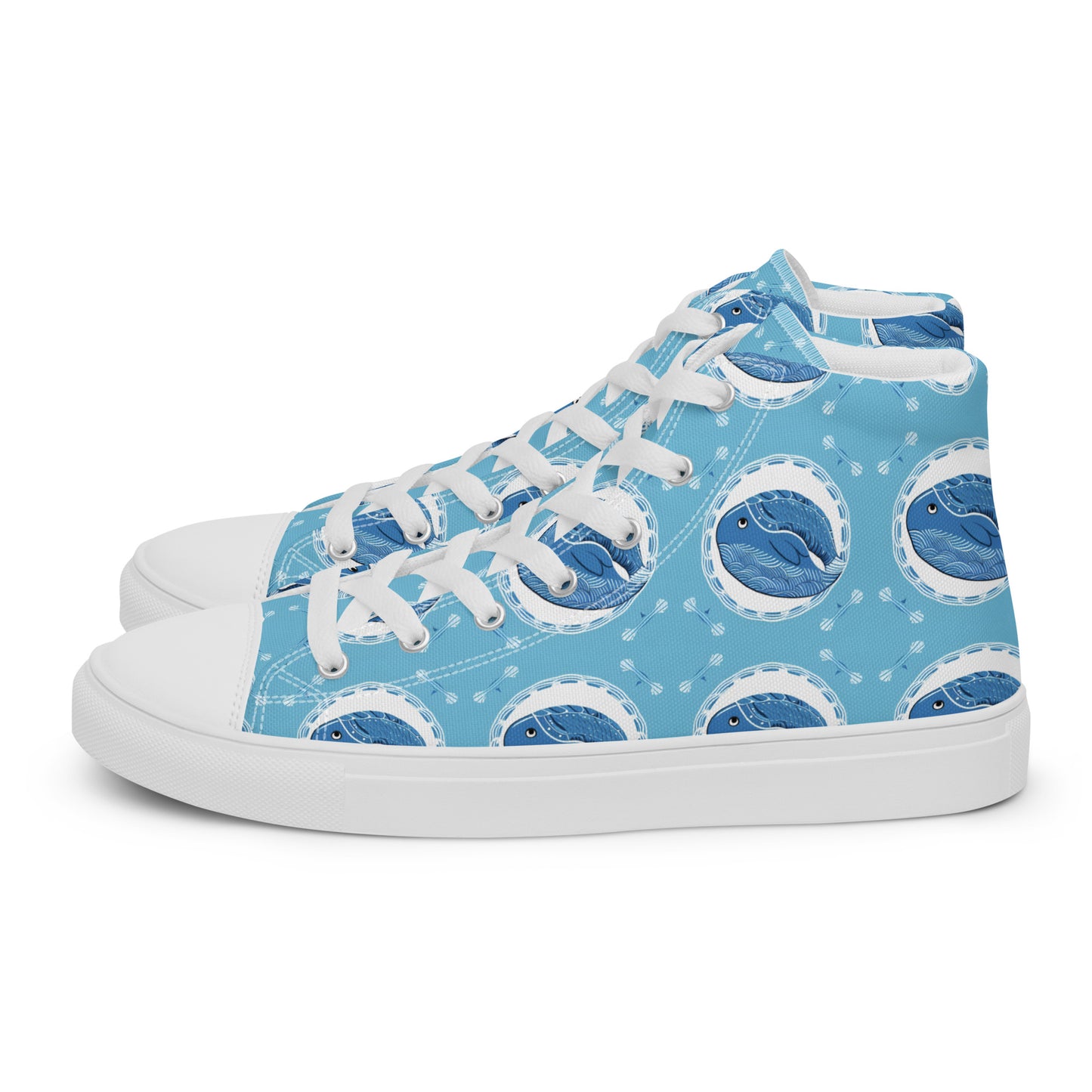 Women’s high top canvas shoes