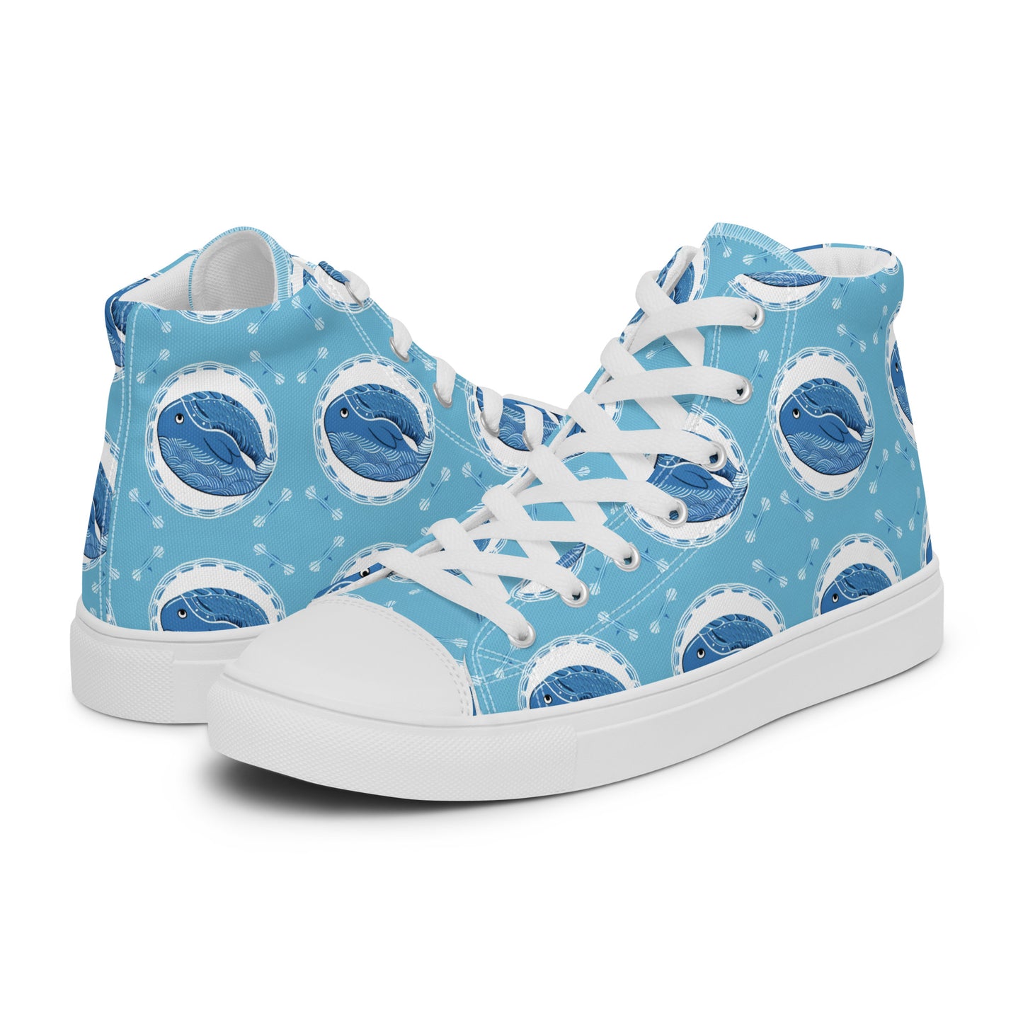 Women’s high top canvas shoes