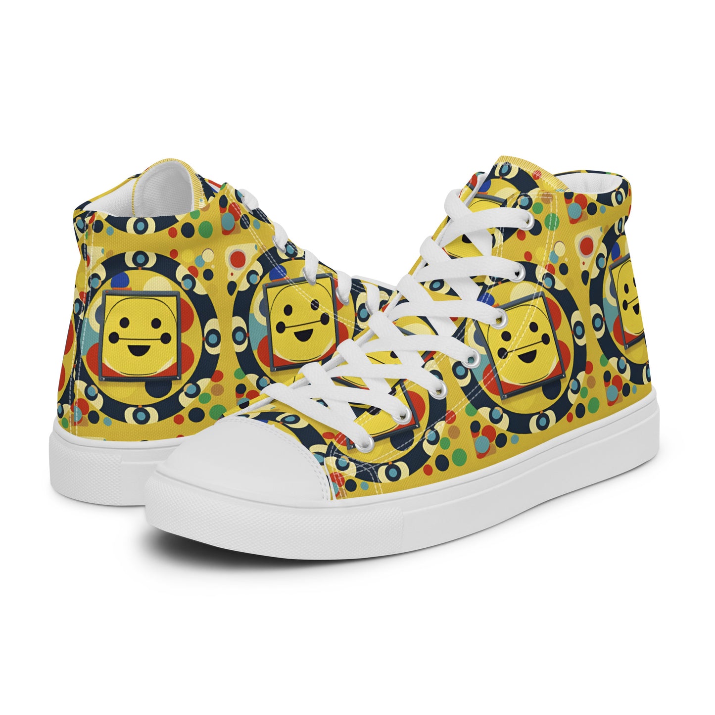 Women’s high top canvas shoes