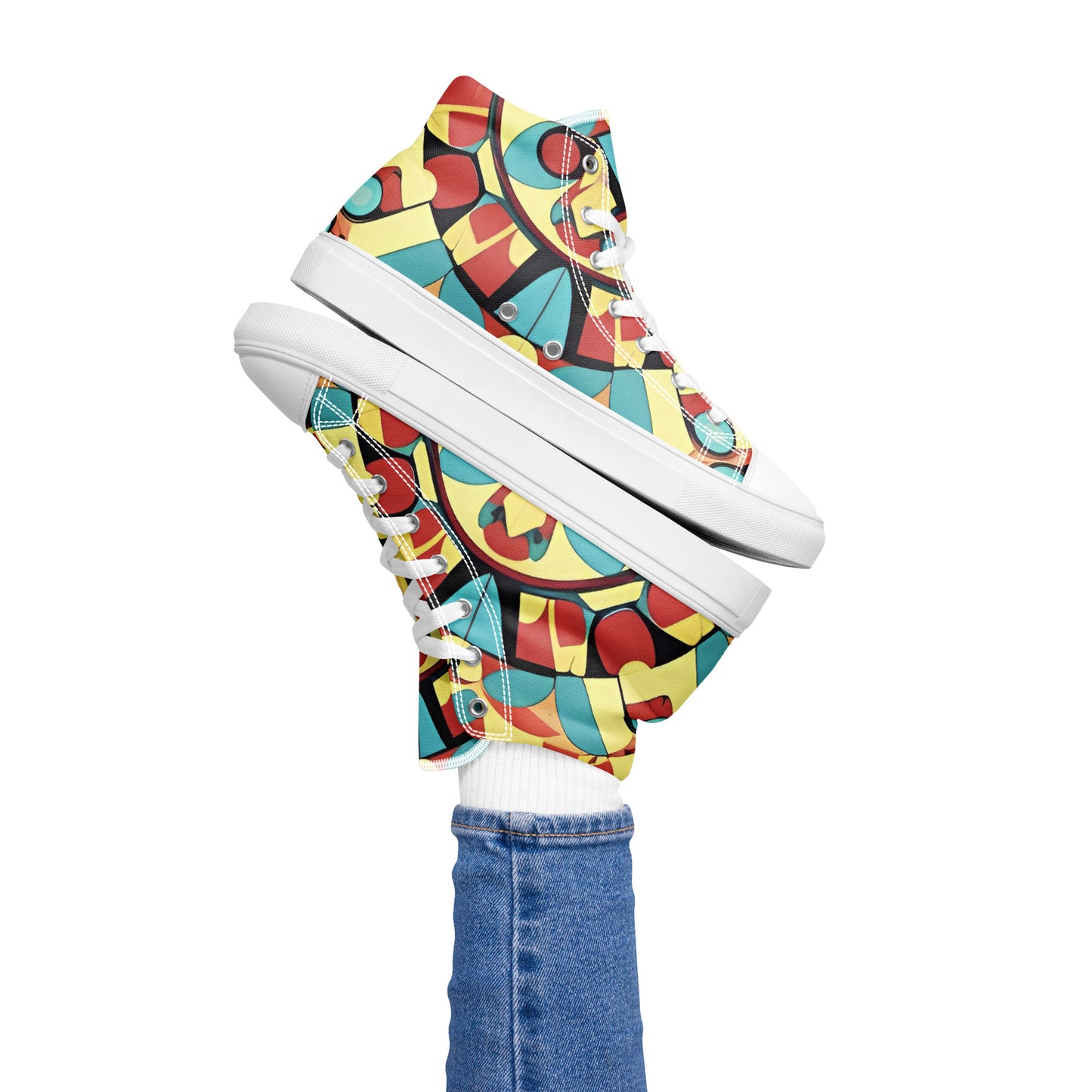 Women’s high top canvas shoes