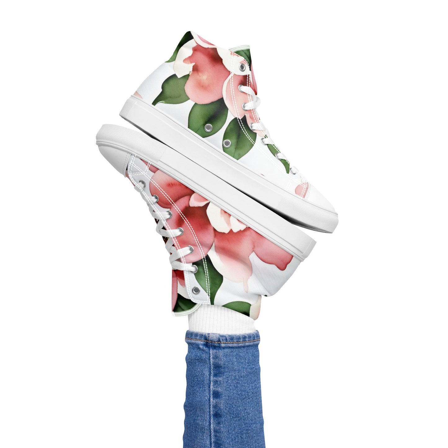 Women’s high top canvas shoes