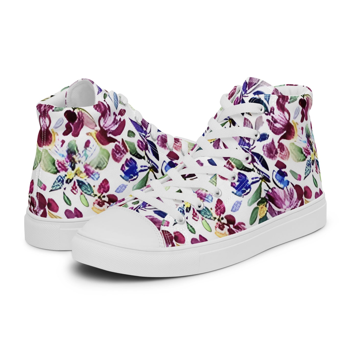 Women’s high top canvas shoes